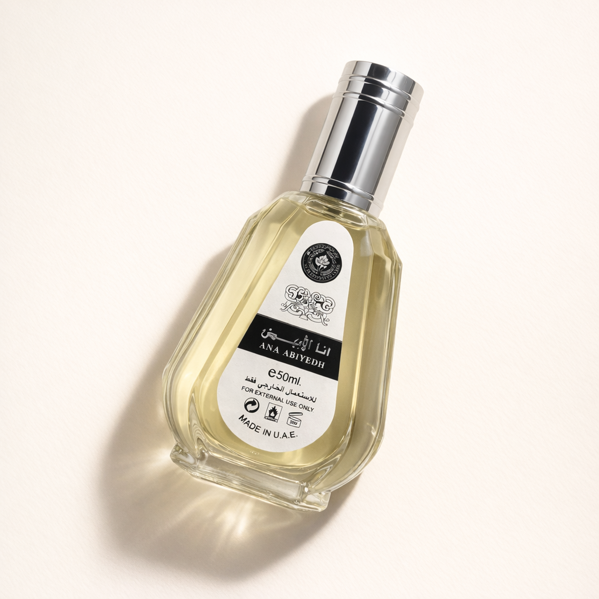 Ard Al Zaafaran I Am White EDP angled still-life gallery showcase