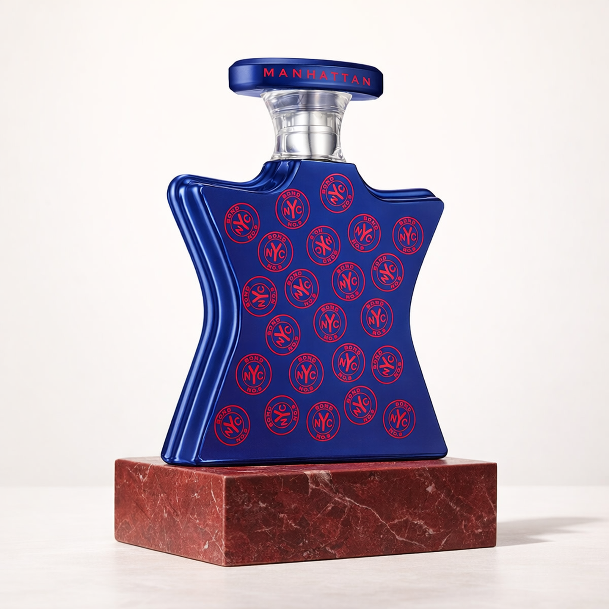 Bond No.9 New York Manhattan EDP upright pedestal gallery showcase