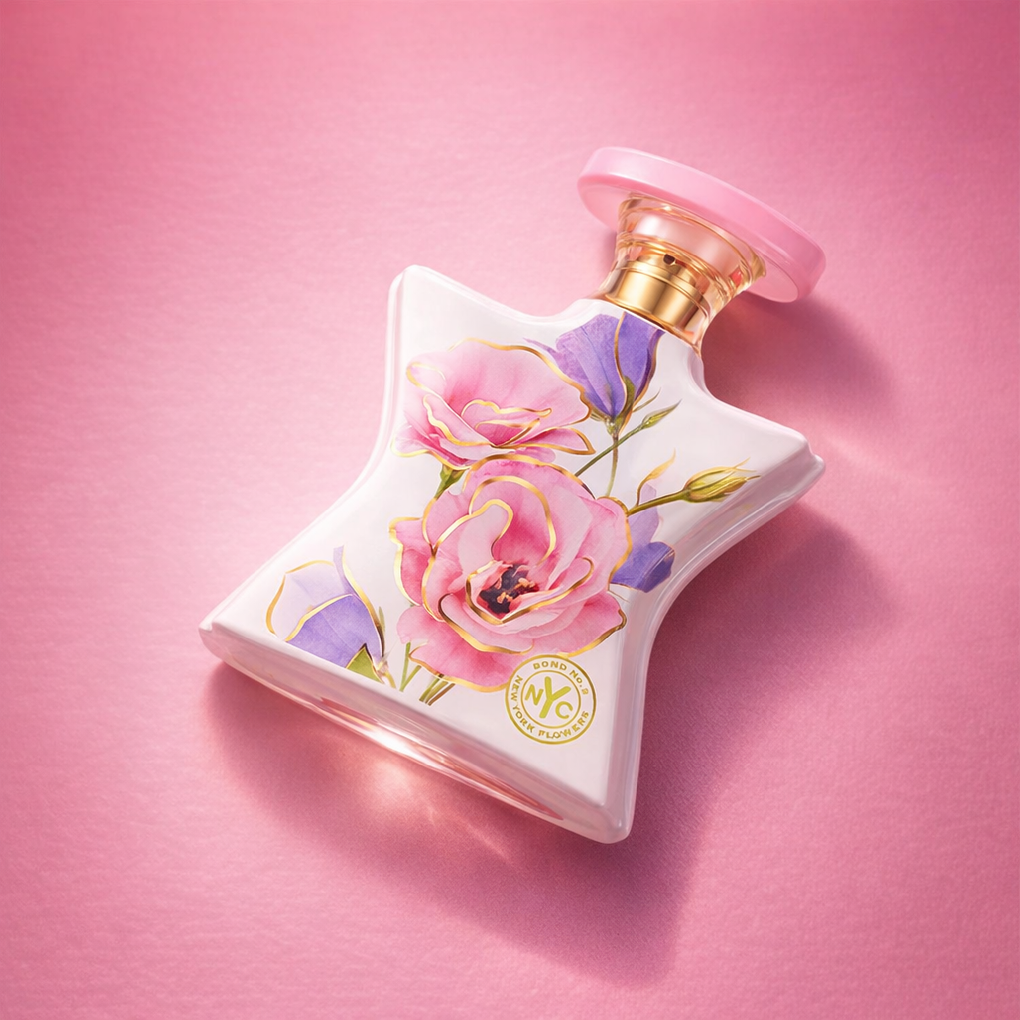 Bond No.9 New York Flowers Limited Edition Swarovski EDP angled still-life gallery showcase