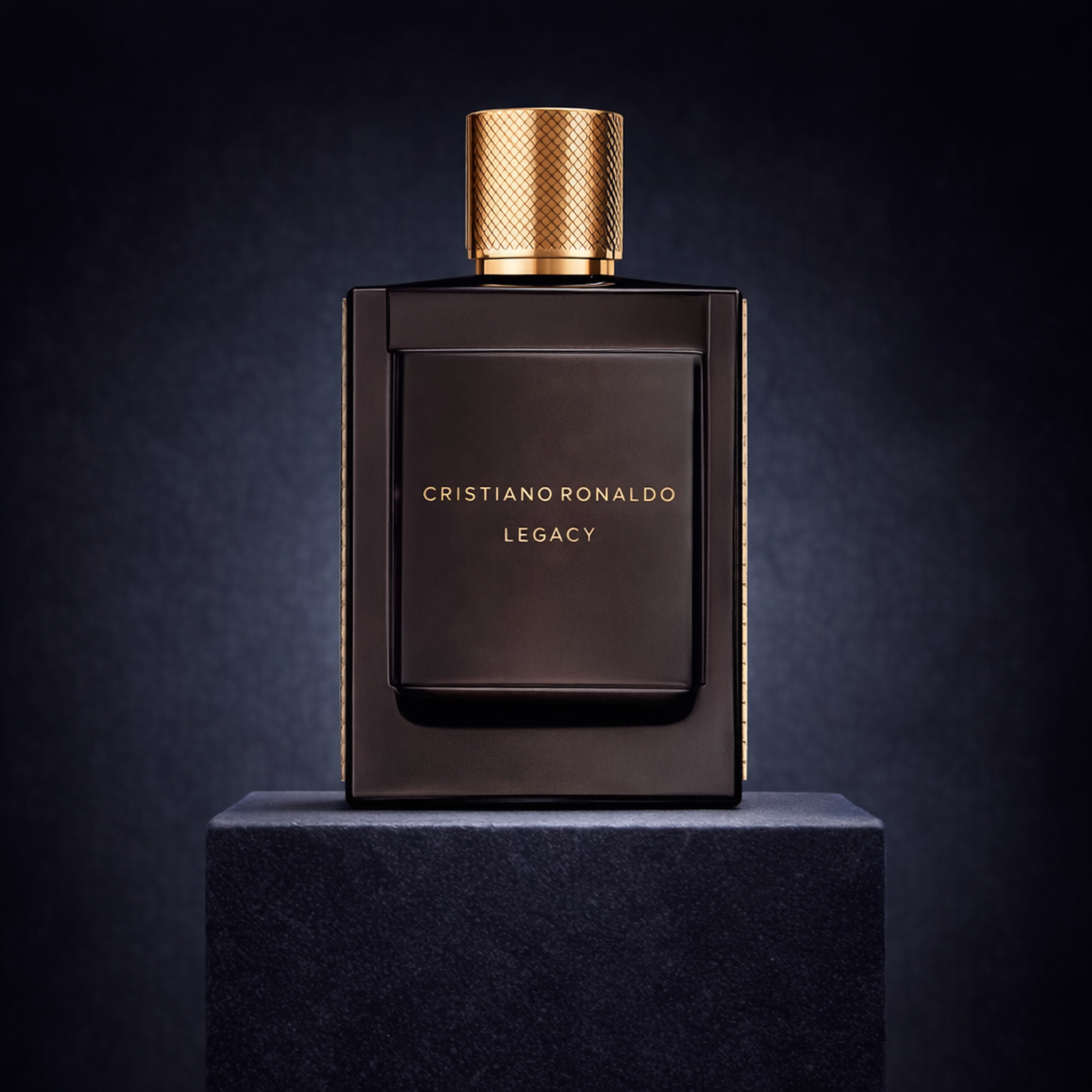 Cristiano Ronaldo Legacy EDP For Men upright pedestal gallery showcase