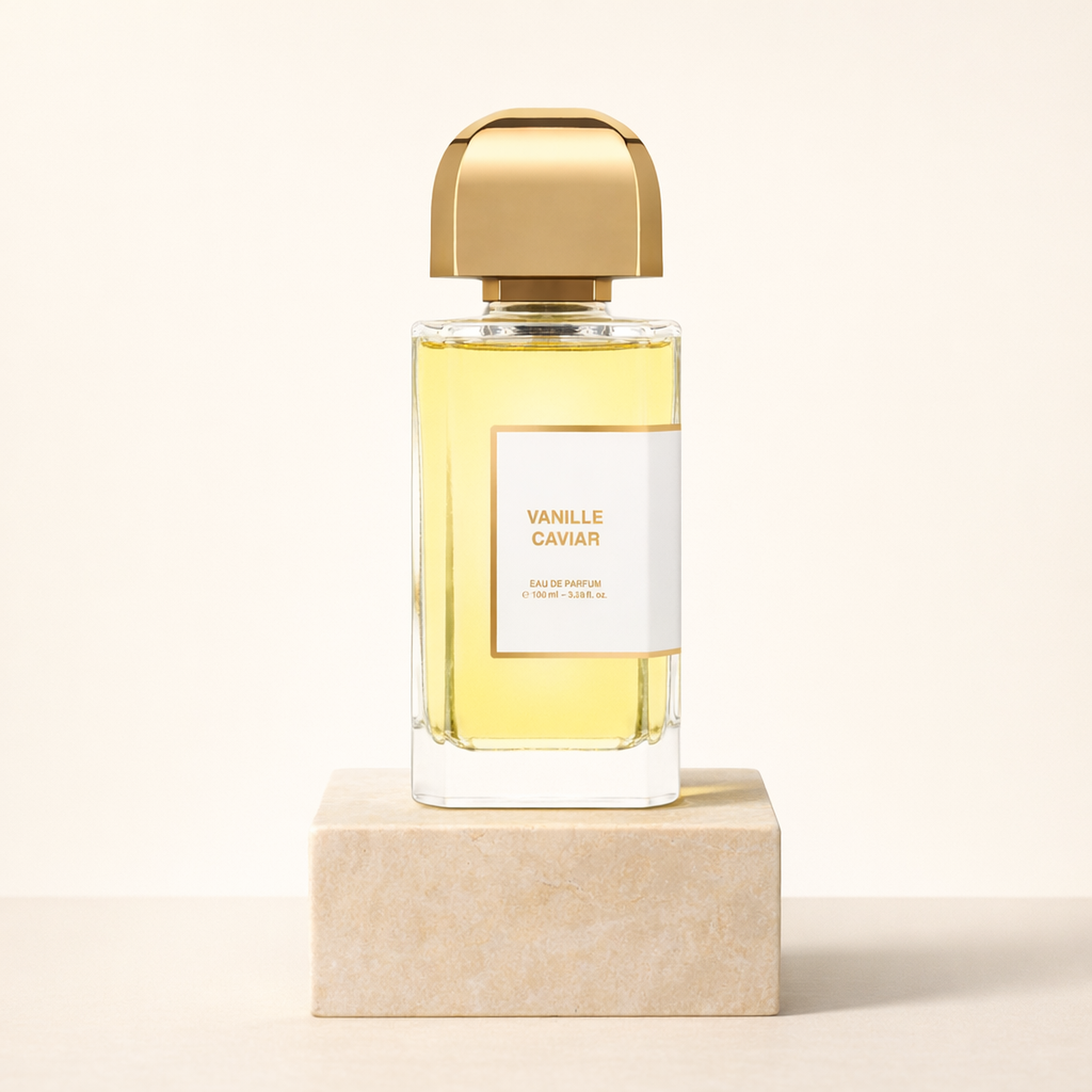 Bdk Parfums Vanille Caviar EDP upright pedestal gallery showcase