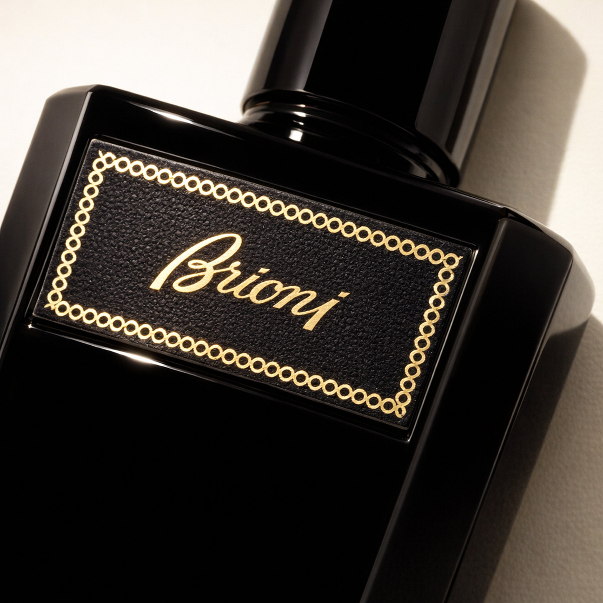 Brioni by Brioni EDP for Men Intense macro label detail gallery showcase