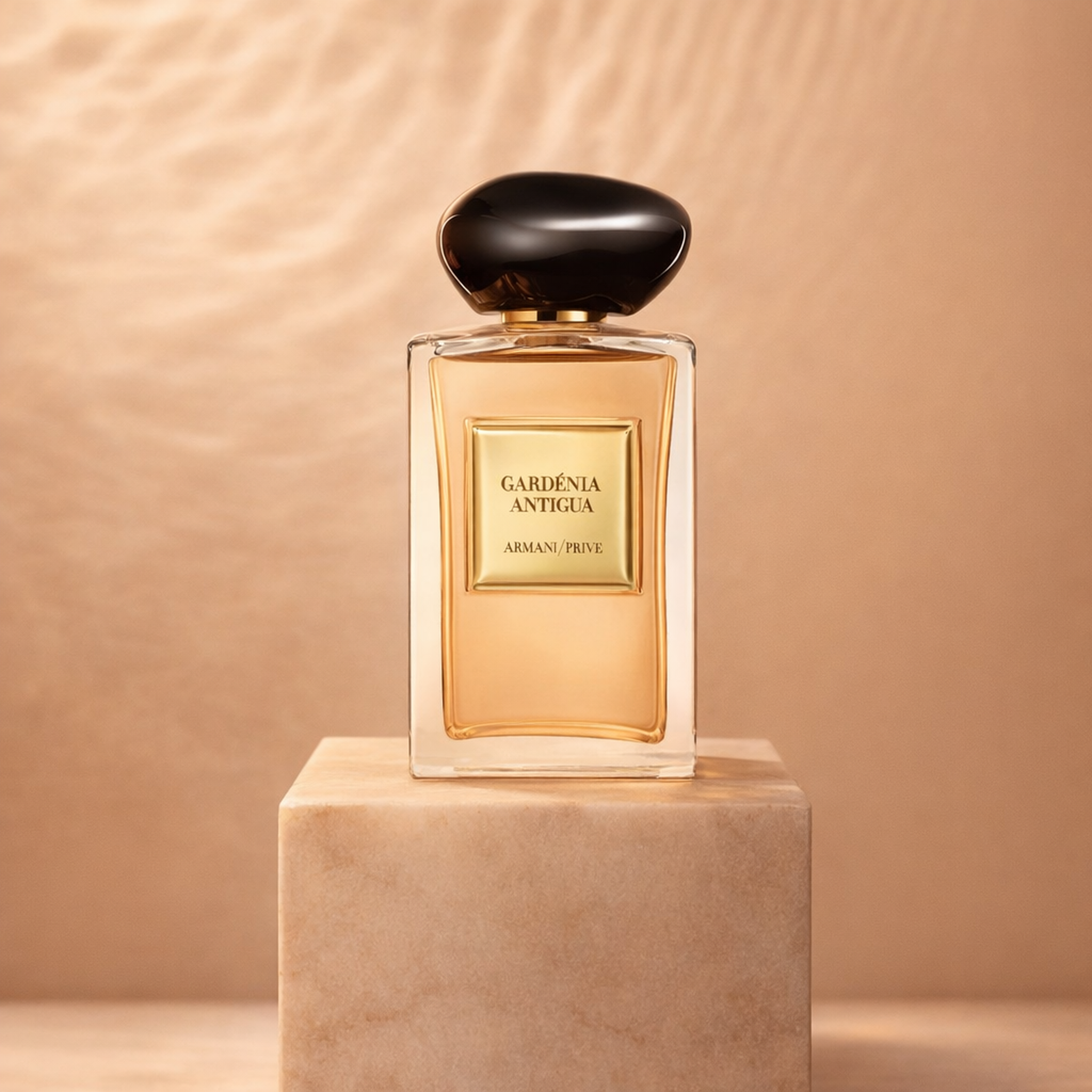 Giorgio Armani Prive Gardenia Antigua EDT upright pedestal gallery showcase