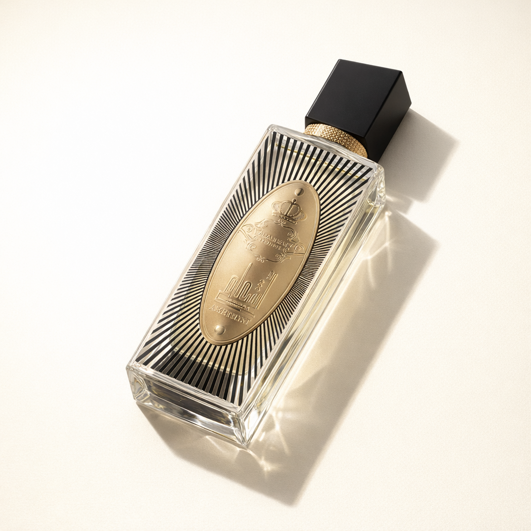 Arabiyat Prestige Ash'aa Amethyst EDP for Women angled still-life gallery showcase