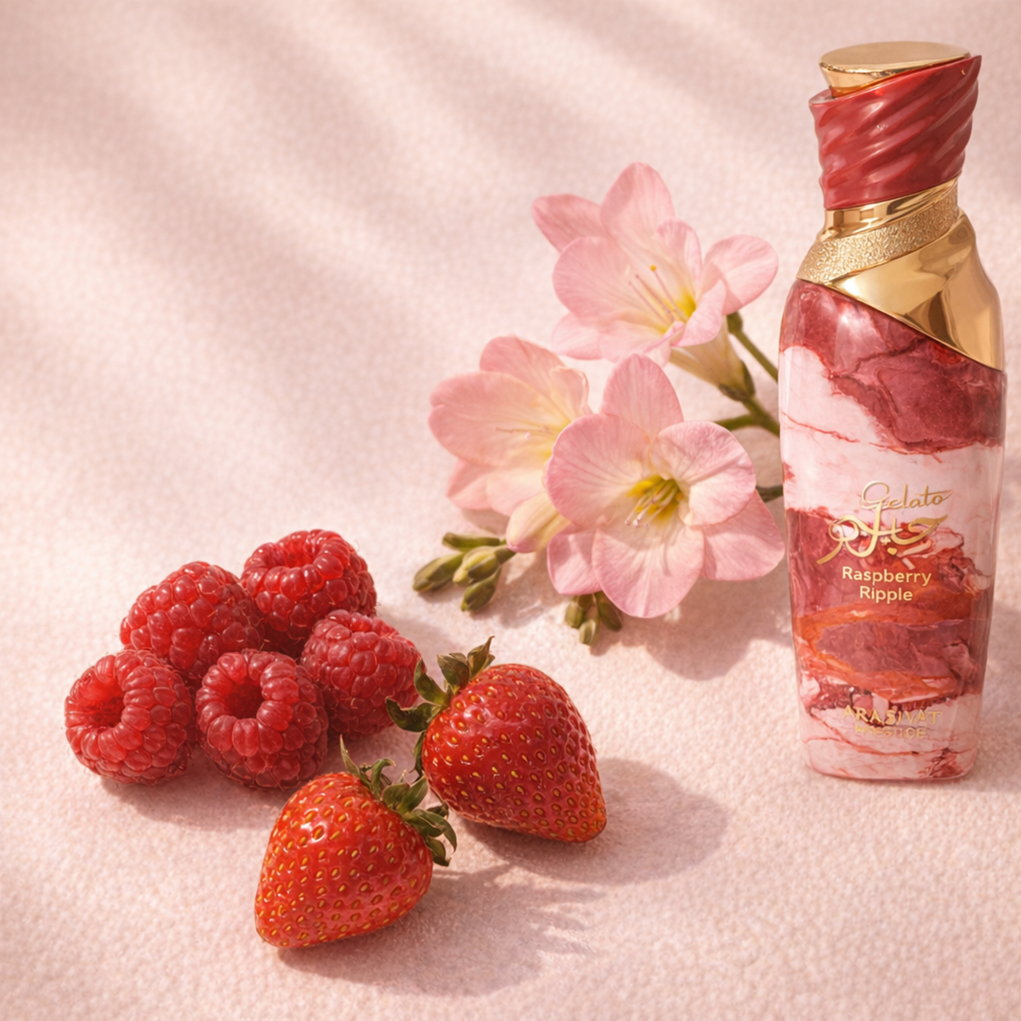 Arabiyat Prestige Gelato Raspberry Ripple EDP for Women fragrance notes image