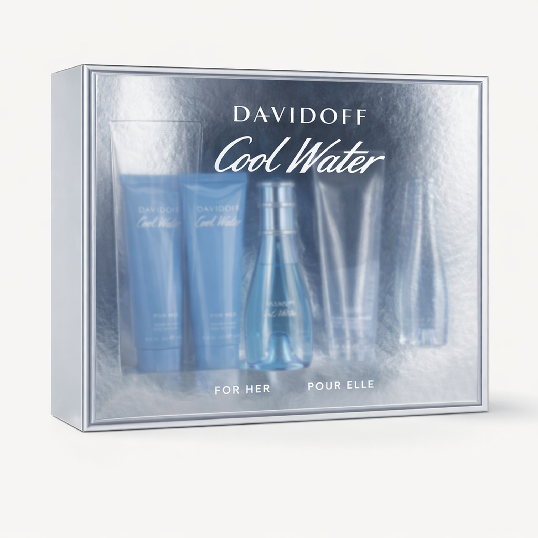 Davidoff Cool Water Women Gift Set for Her gift set packaging gift set gallery image