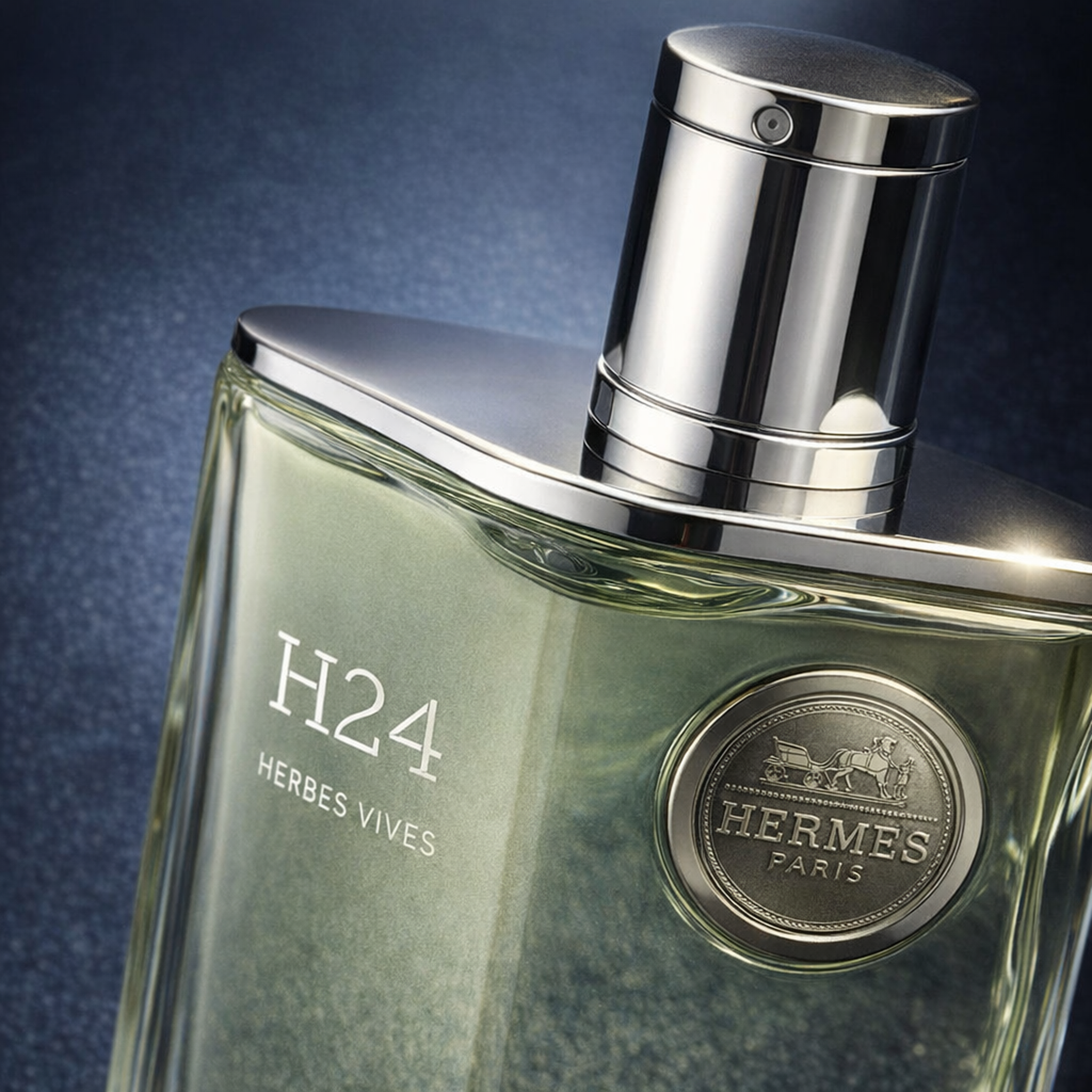 Hermès H24 Herbes Vives EDP Gift Set for Him fragrance details image