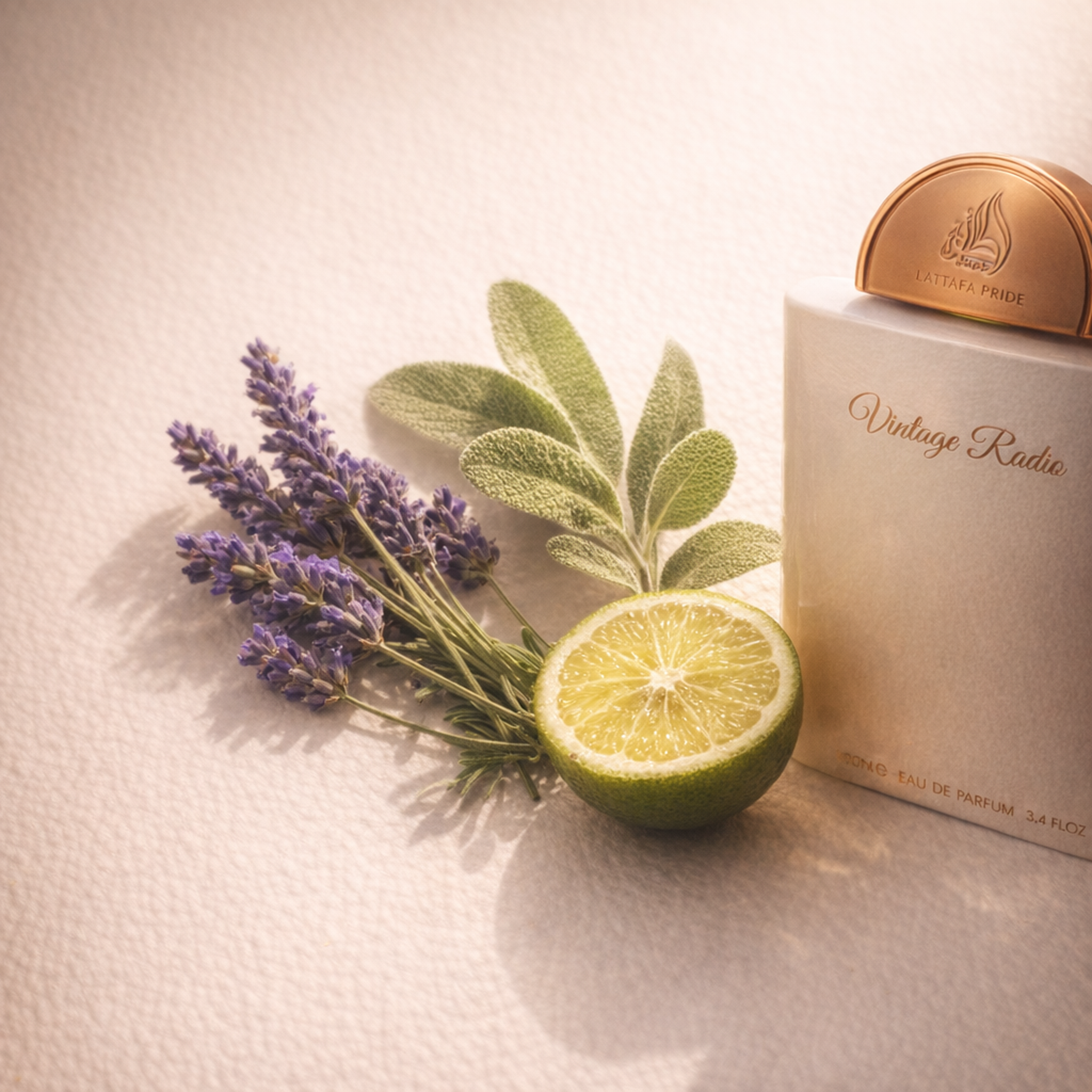 Lattafa Pride Vintage Radio EDP fragrance notes image
