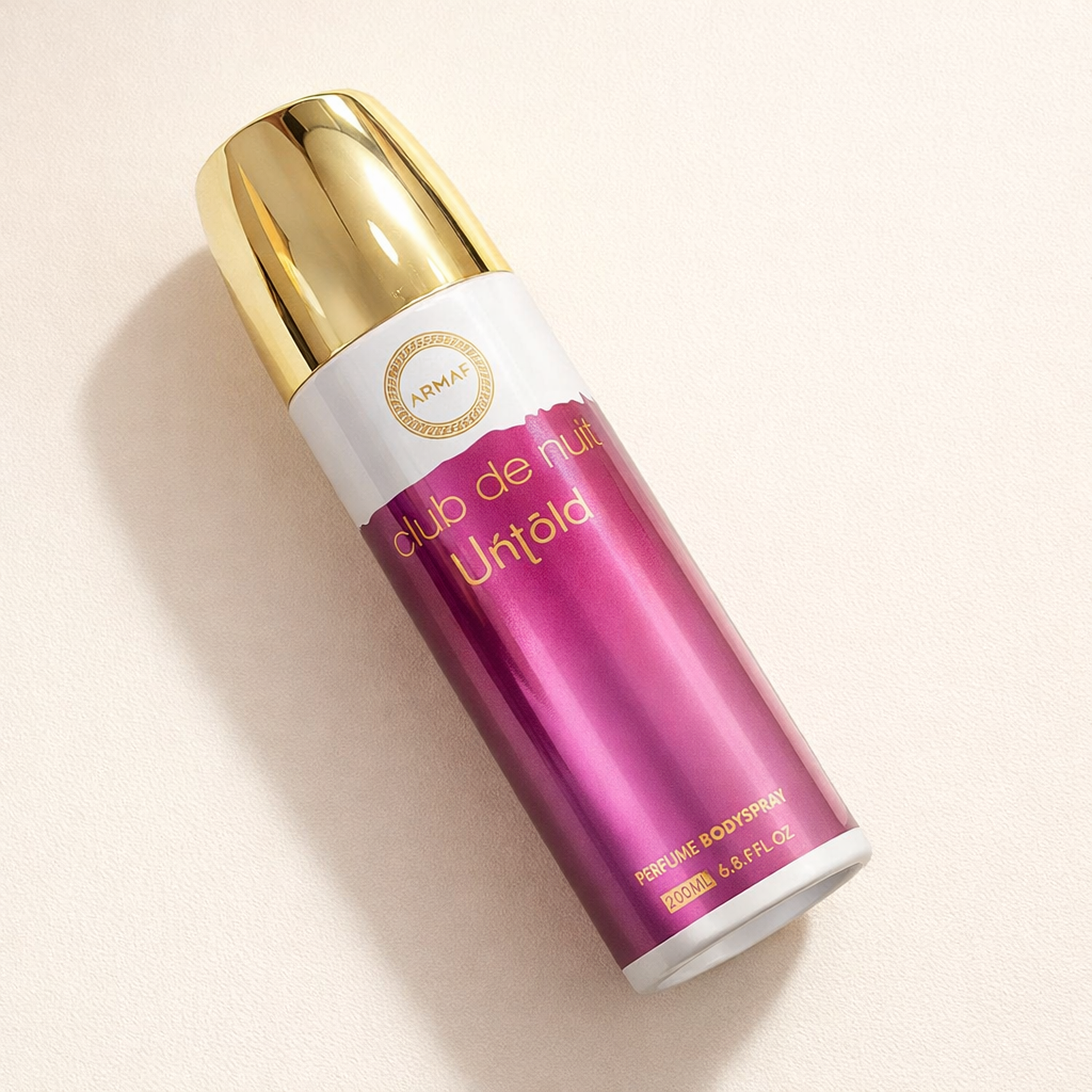 Armaf Club De Nuit Untold Body Mist angled still-life gallery showcase