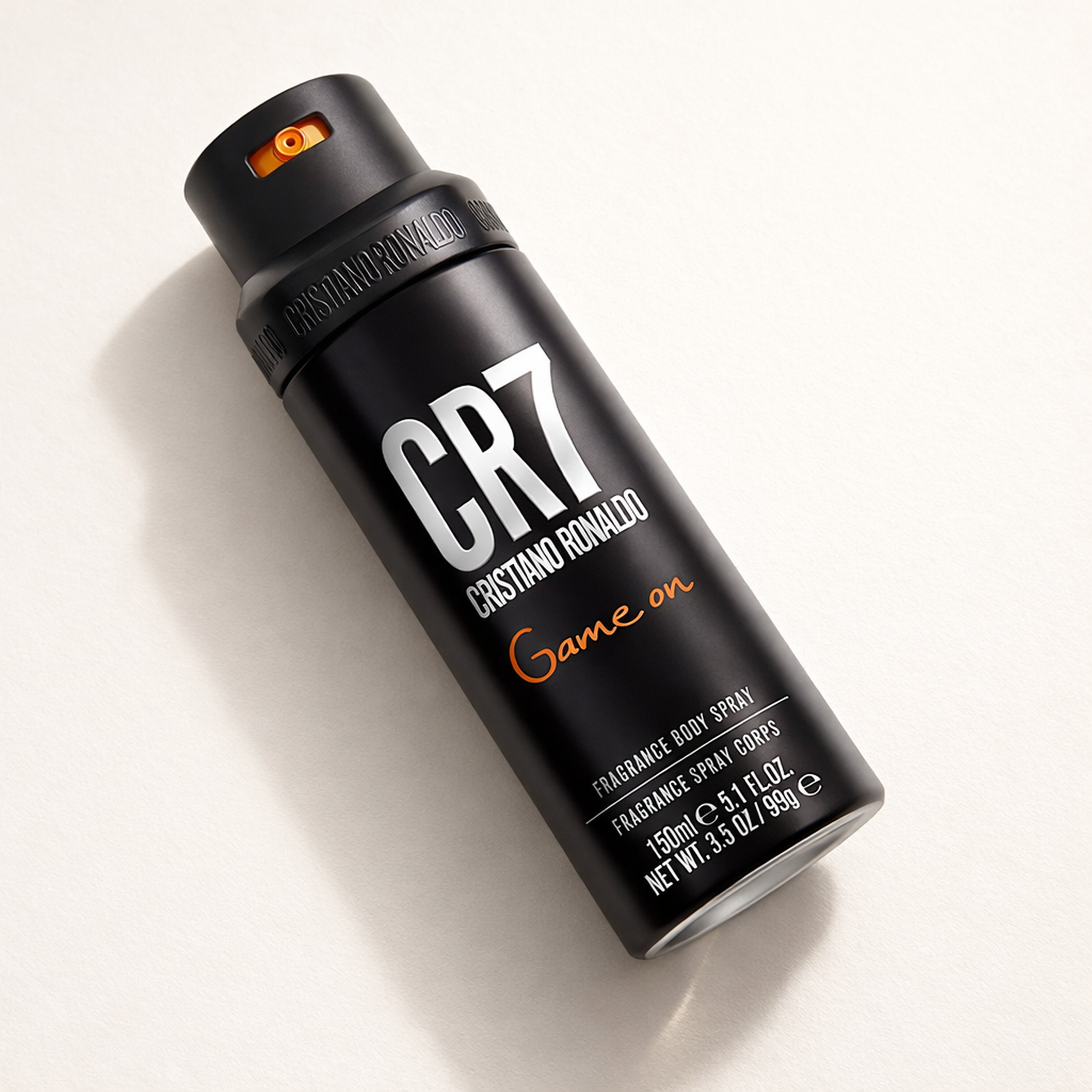 Cristiano Ronaldo Cr7 Game On Body Spray angled still-life gallery showcase