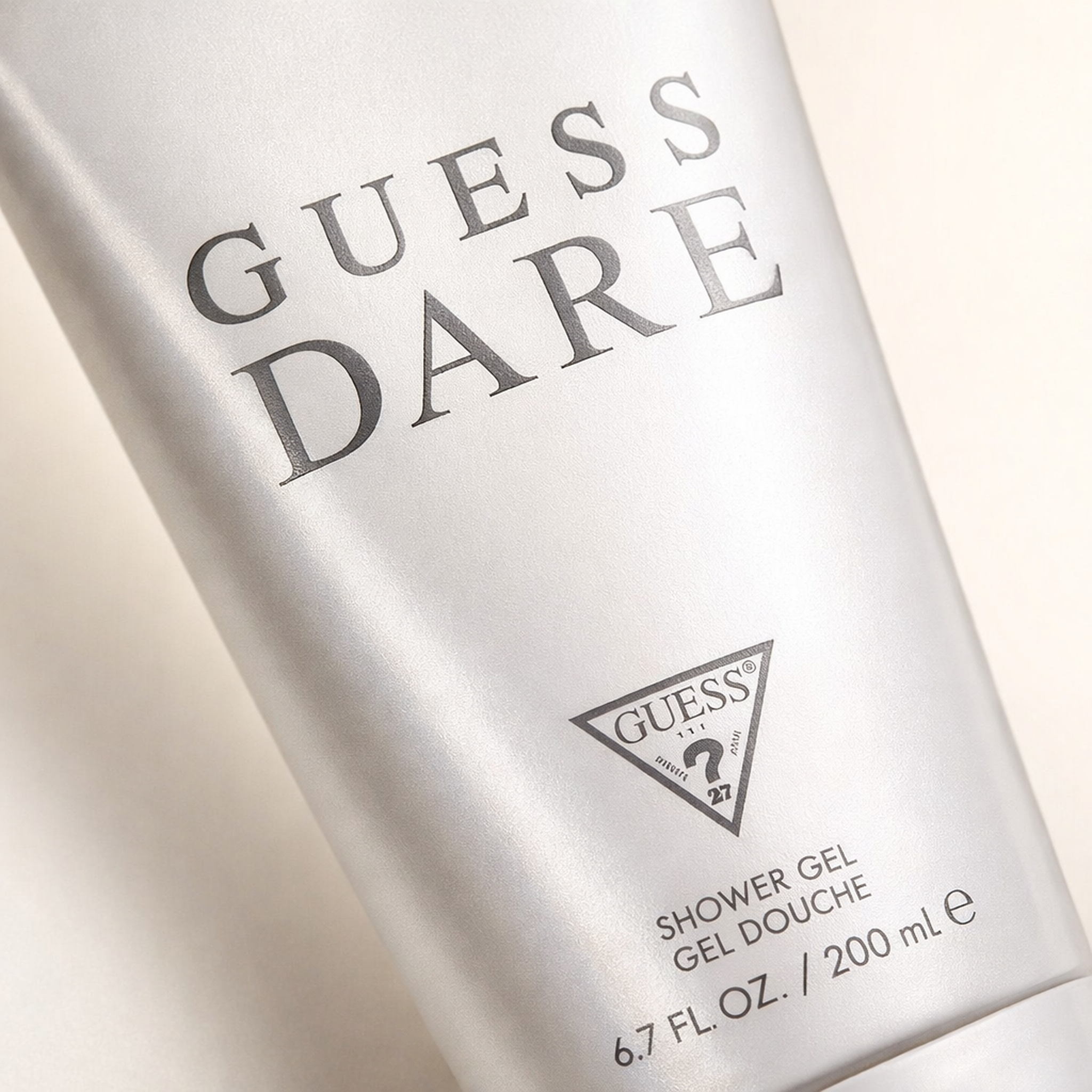 Guess Dare Shower Gel macro label detail gallery showcase