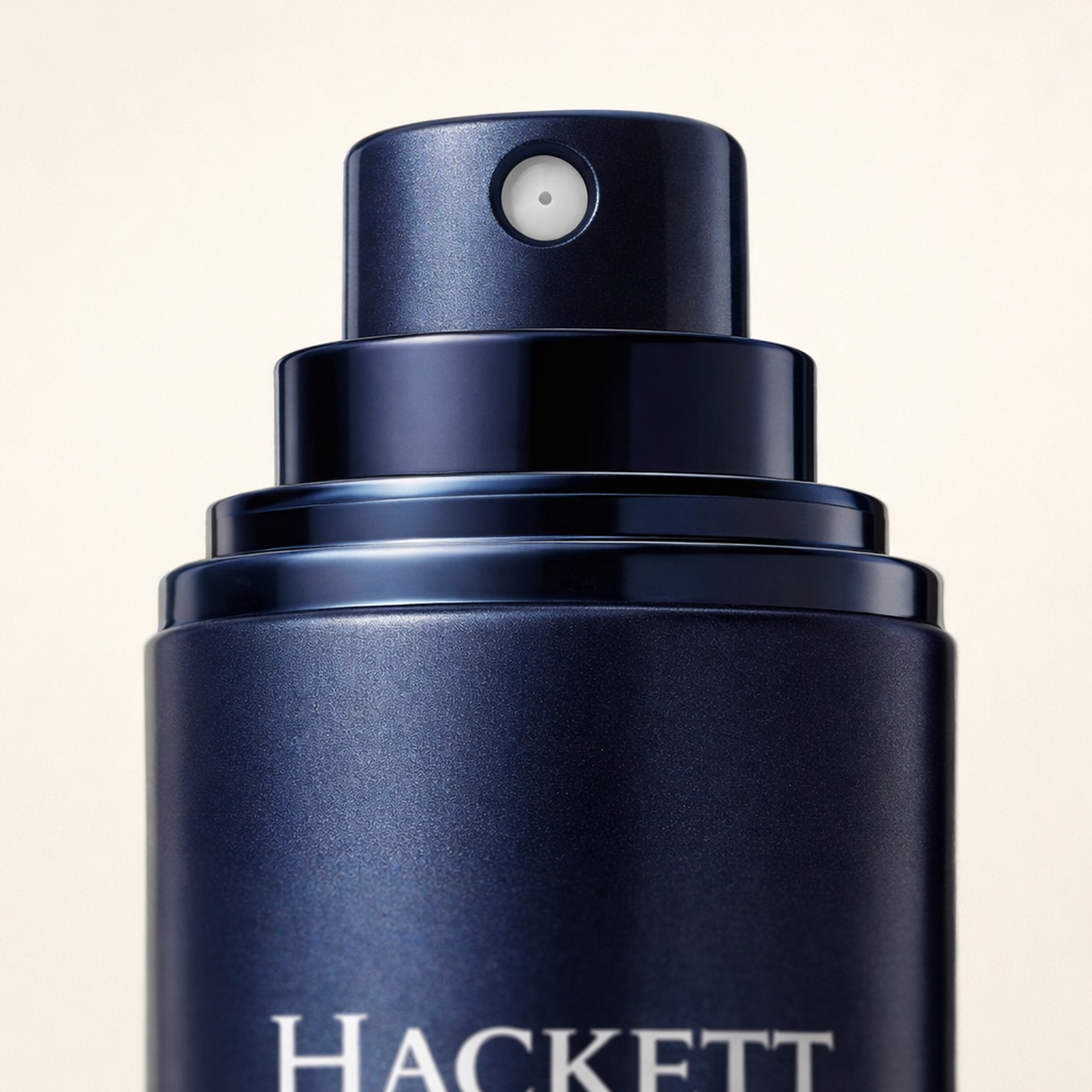 Hackett Essential Body Spray cap macro detail gallery showcase