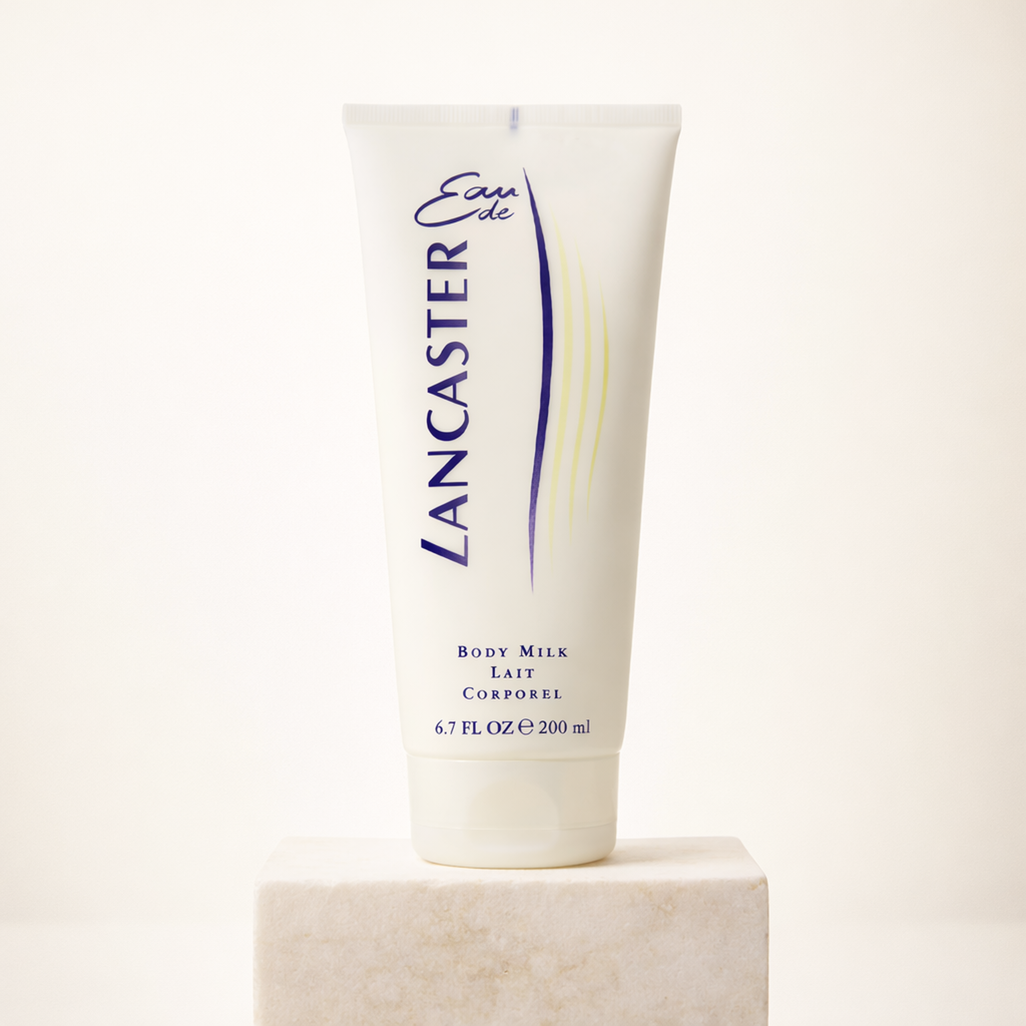 Lancaster Eau De Lancaster Body Milk upright pedestal gallery showcase