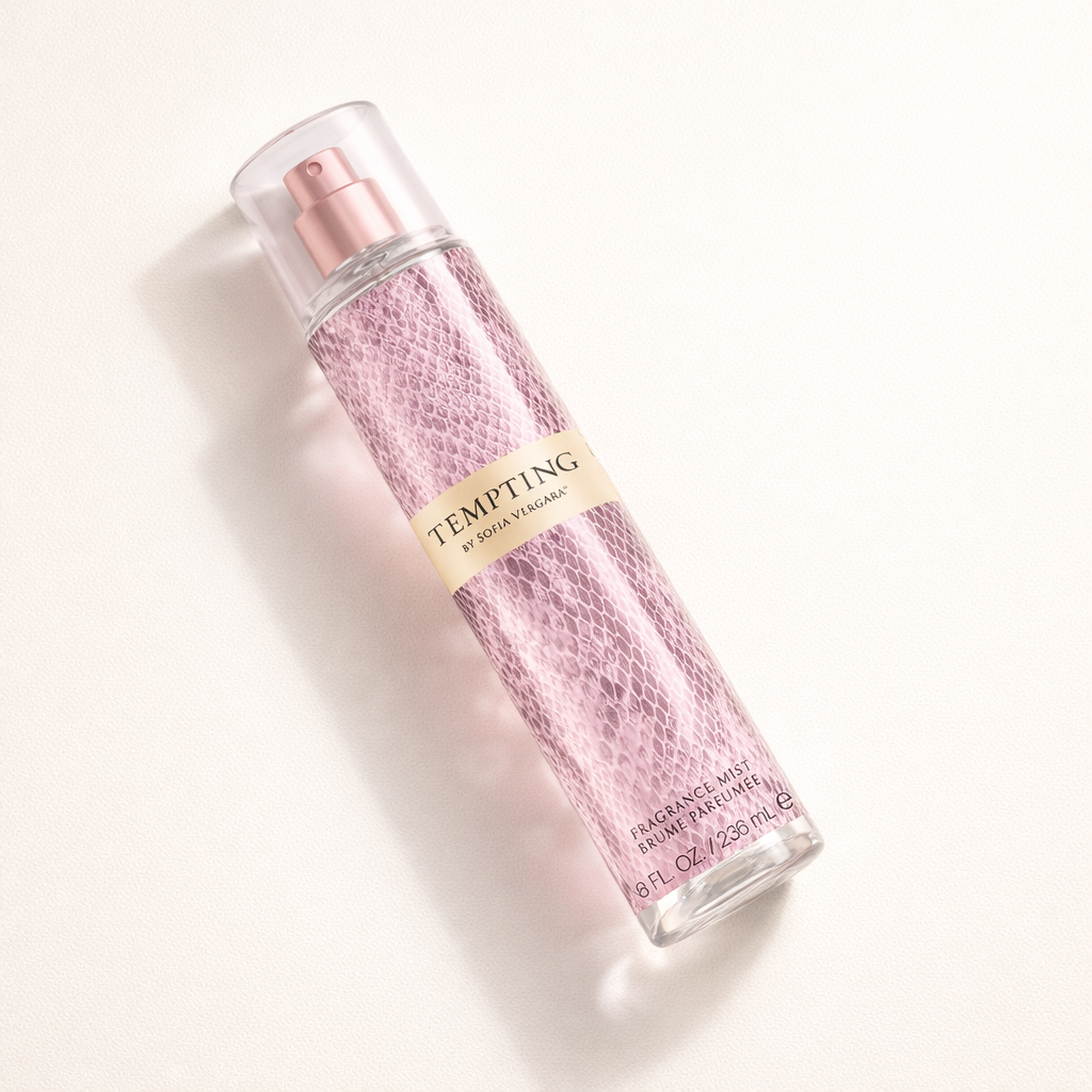 Sofia Vergara Tempting Body Mist angled still-life gallery showcase