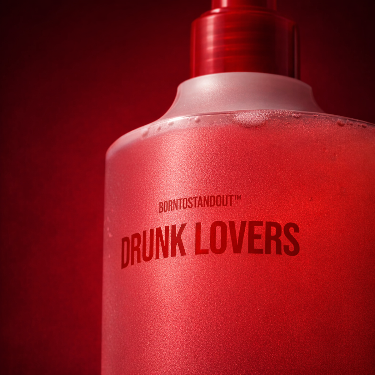 BORNTOSTANDOUT Drunk Lovers Hand & Body Wash macro label detail gallery showcase