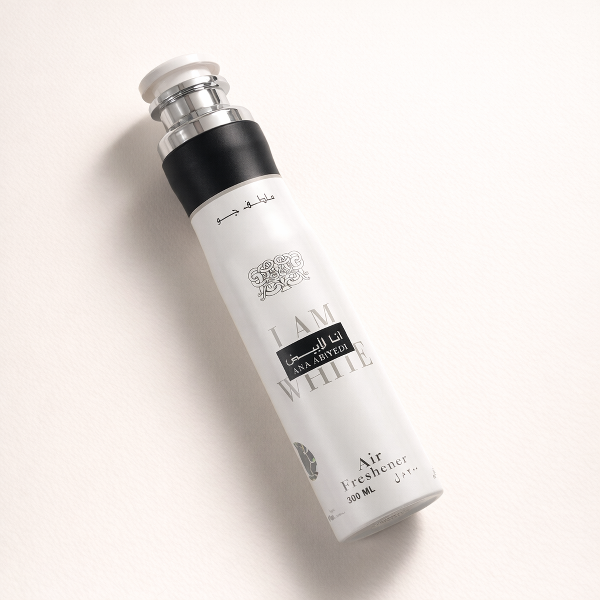 Lattafa I Am White Air Freshener angled still-life gallery showcase