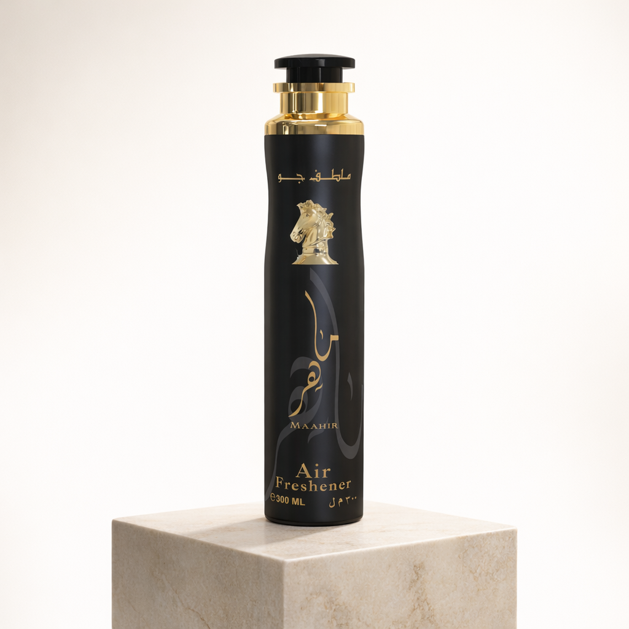 Lattafa Maahir Air Freshener upright pedestal gallery showcase
