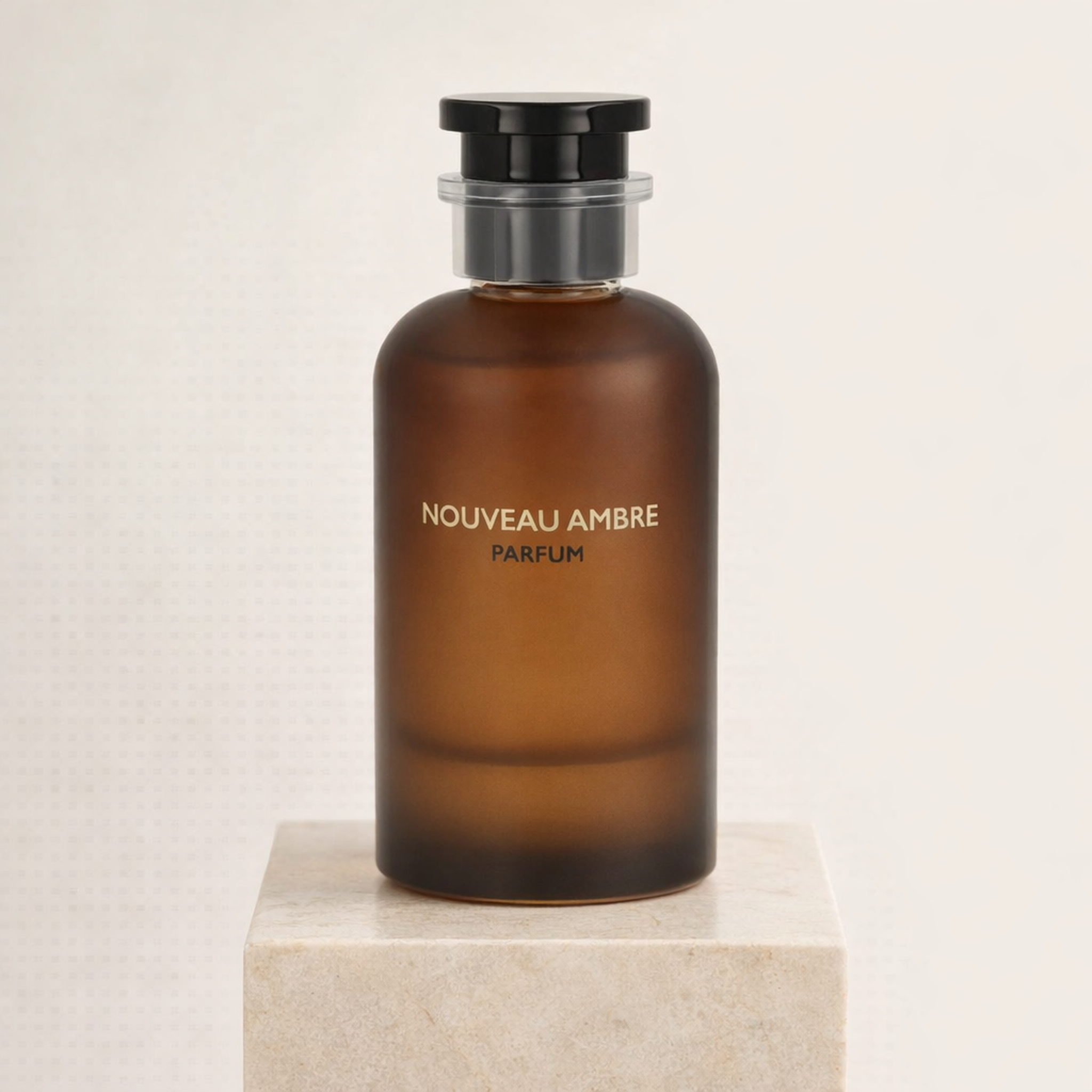 Flavia Nouveau Ambre Parfum upright pedestal gallery showcase