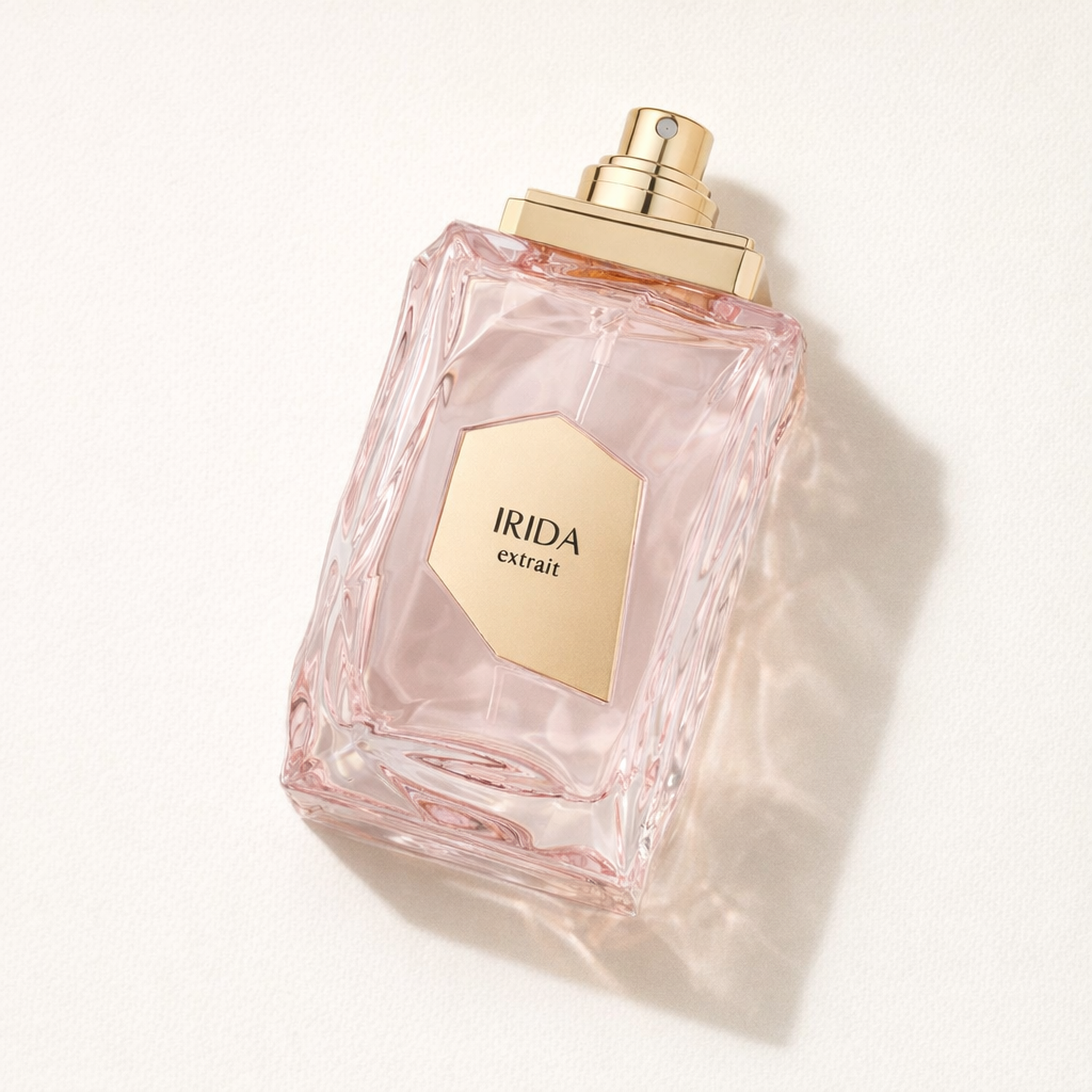 French Avenue Irida Extrait de Parfum angled still-life gallery showcase