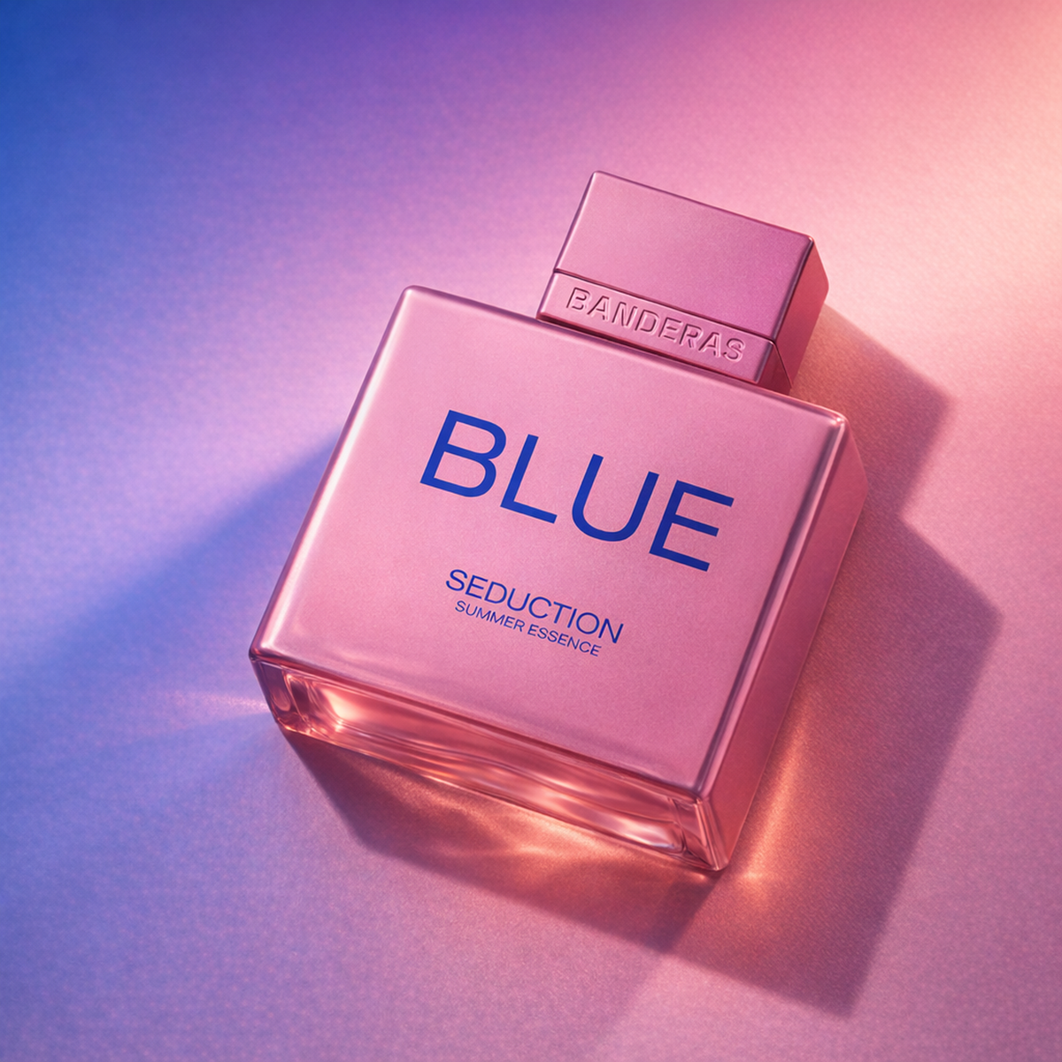 Antonio Banderas Blue Seduction Summer Essence EDT For Women angled still-life gallery showcase