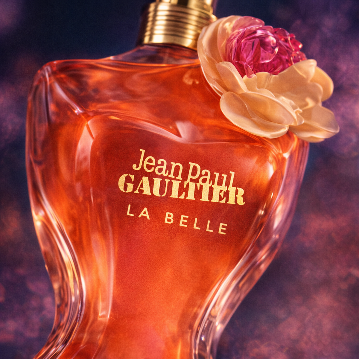 Jean Paul Gaultier La Belle Flower Edition EDP For Women macro label detail gallery showcase