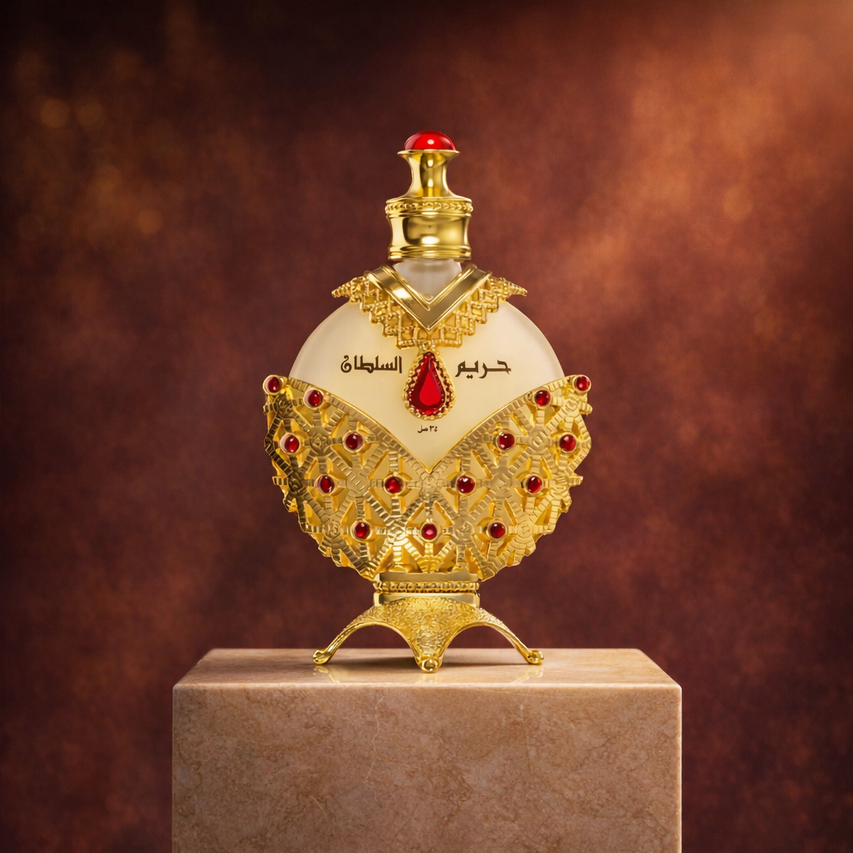 Khadlaj Hareem Al Sultan Gold Concentrated Perfume Oil generated pedestal image
