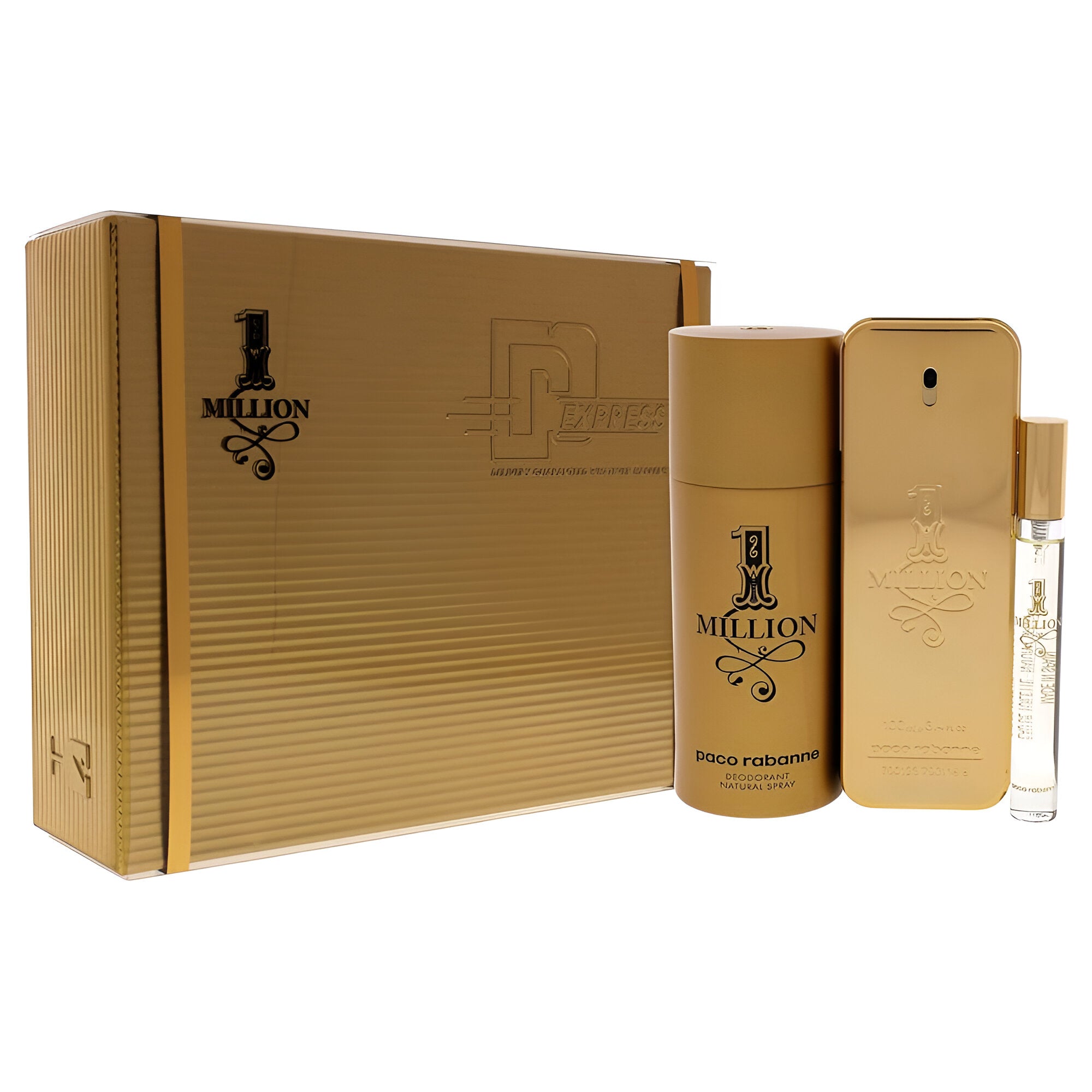 Paco Rabanne 1 Million EDT Travel Spray Set for Men