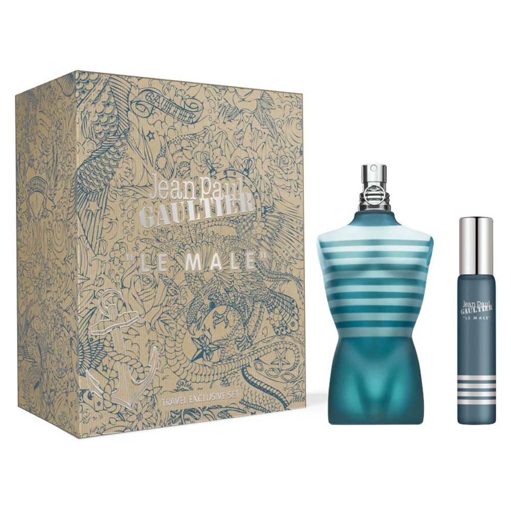 Jean Paul Gaultier Le Male EDT For Men Travel Gift Set | My