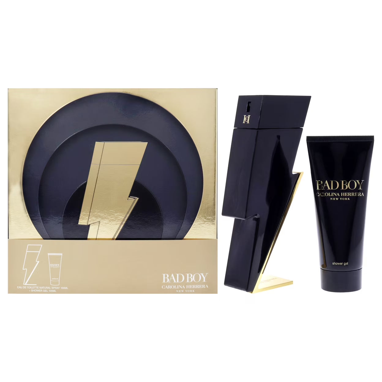 Carolina Herrera Bad Boy EDT For Men Shower Gel Gift Set