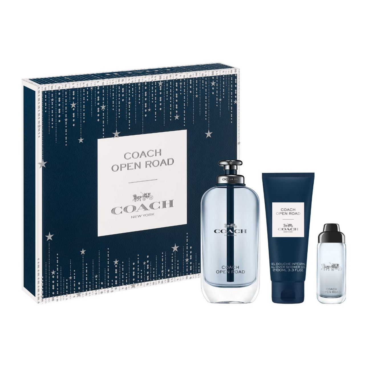 Coach Open Road EDT For Men Shower Gel Gift Set