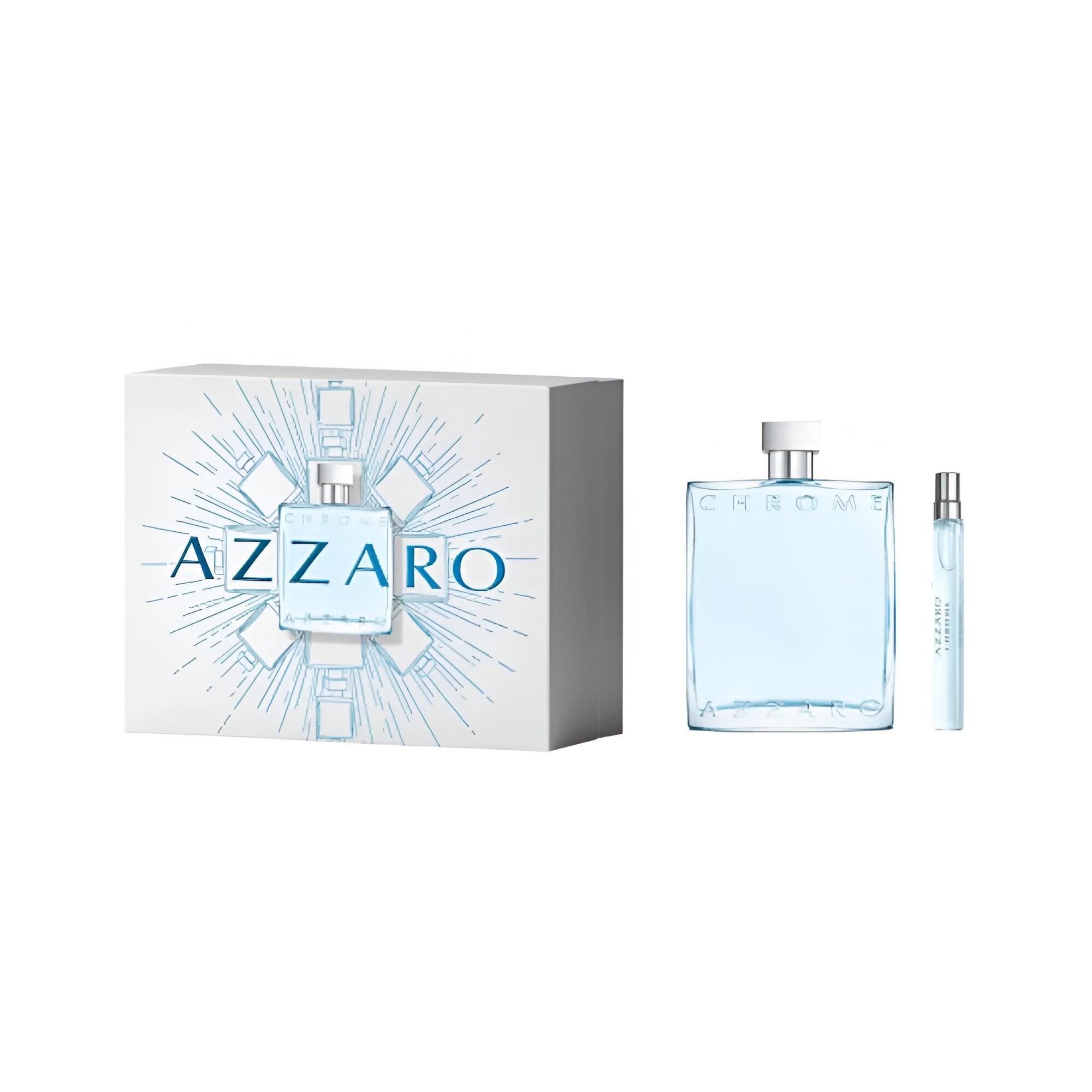 Azzaro Chrome EDT For Men Gift Set