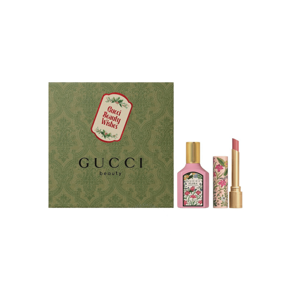 Shop Gucci Flora Gorgeous Gardenia EDP Lipstick Set for Women