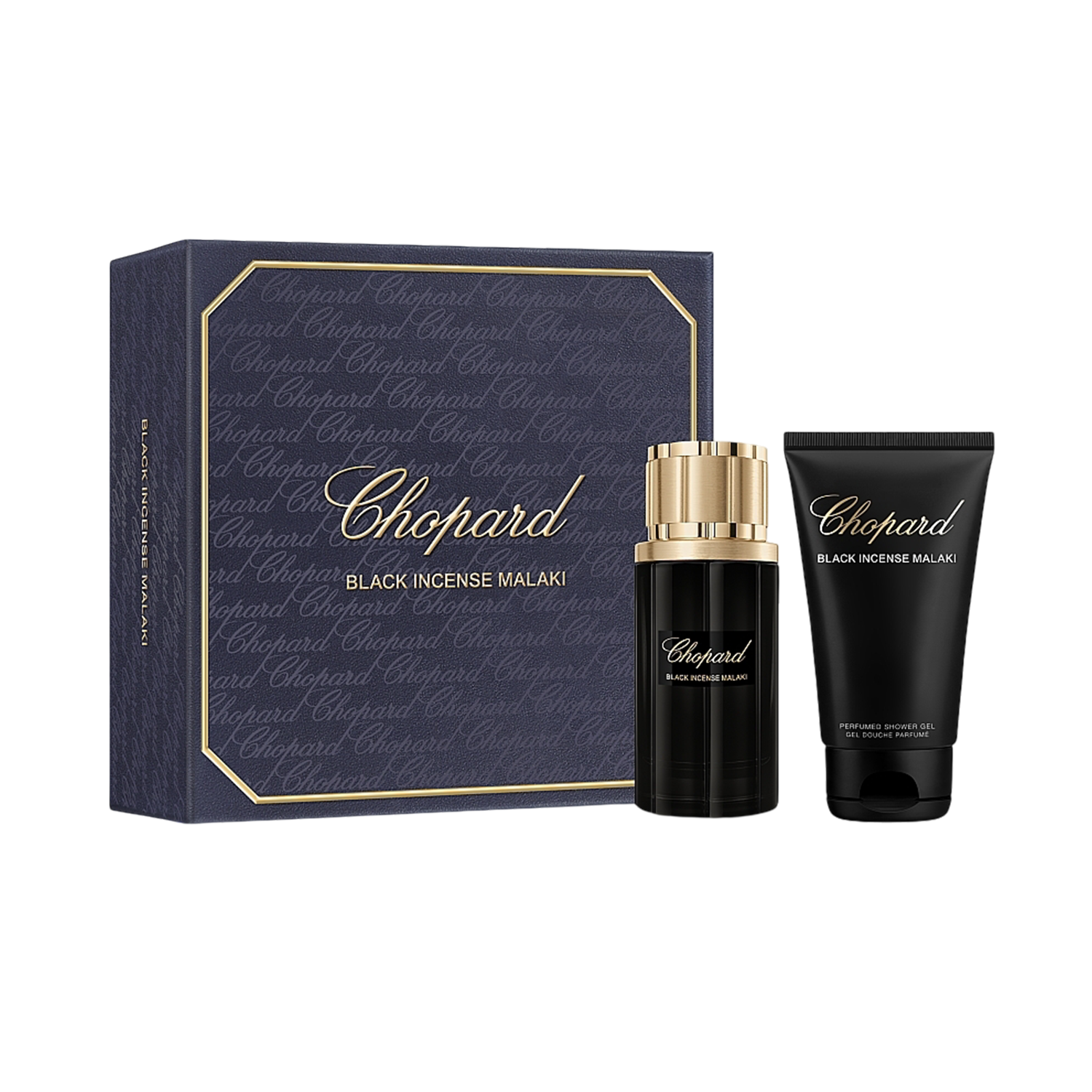 Chopard Black Incense Malaki EDP Shower Gel Gift Set