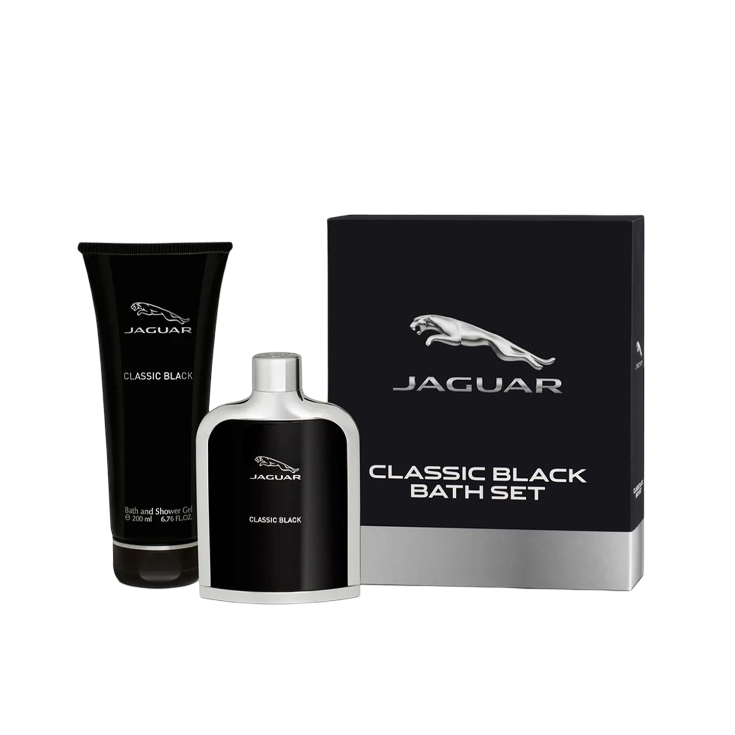 Jaguar Classic Black EDT For Men Shower Gel Gift Set