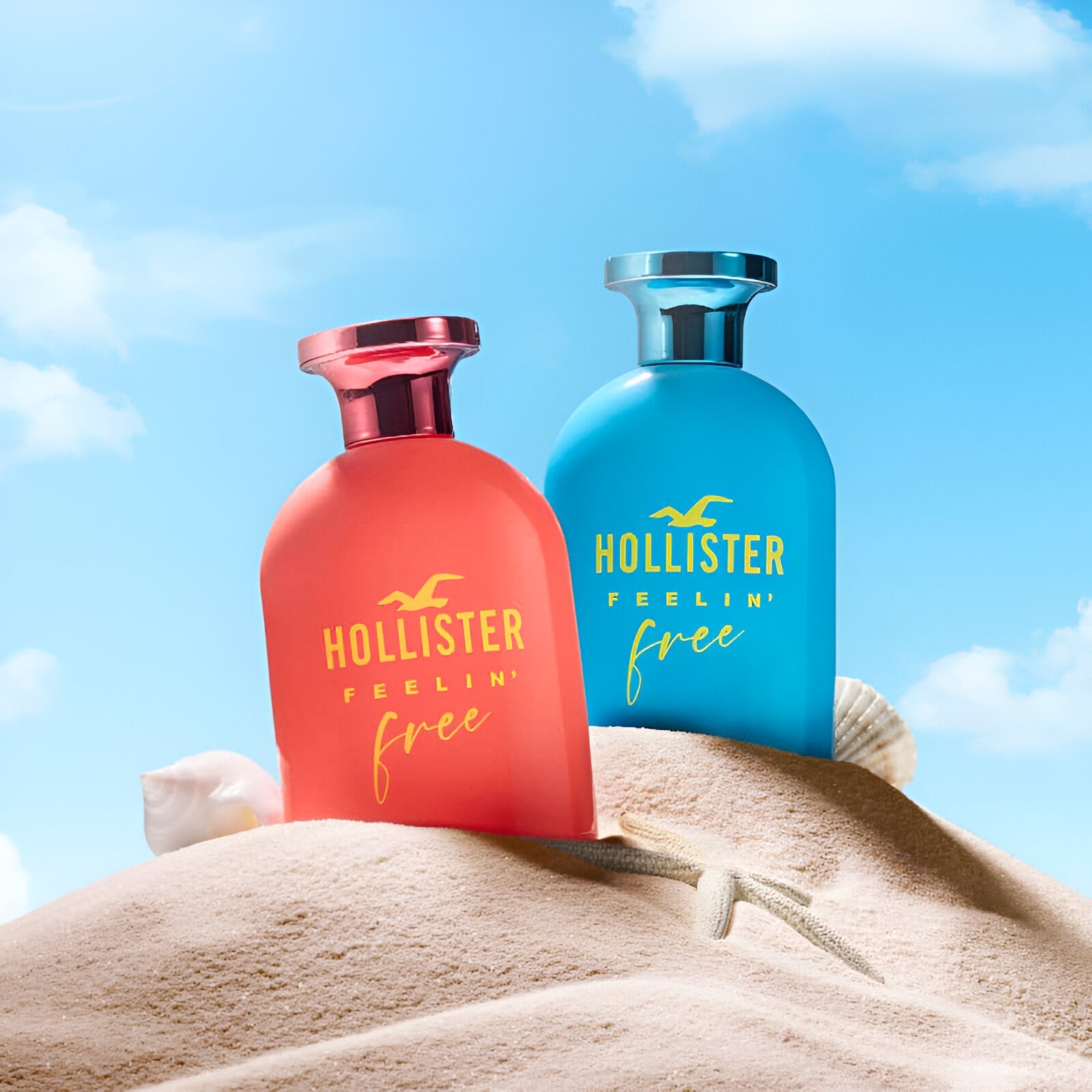 Hollister Feelin' Free EDT Hair & Body Wash Set for Men | My Perfume Shop