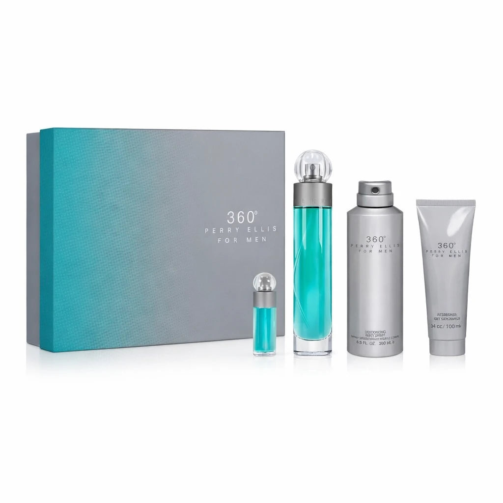 Perry Ellis 360° For Men EDT & Body Care Gift Set OpenAI studio hero