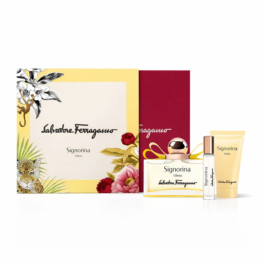 Salvatore Ferragamo Signorina Libera EDP Body Lotion Gift Set OpenAI studio hero