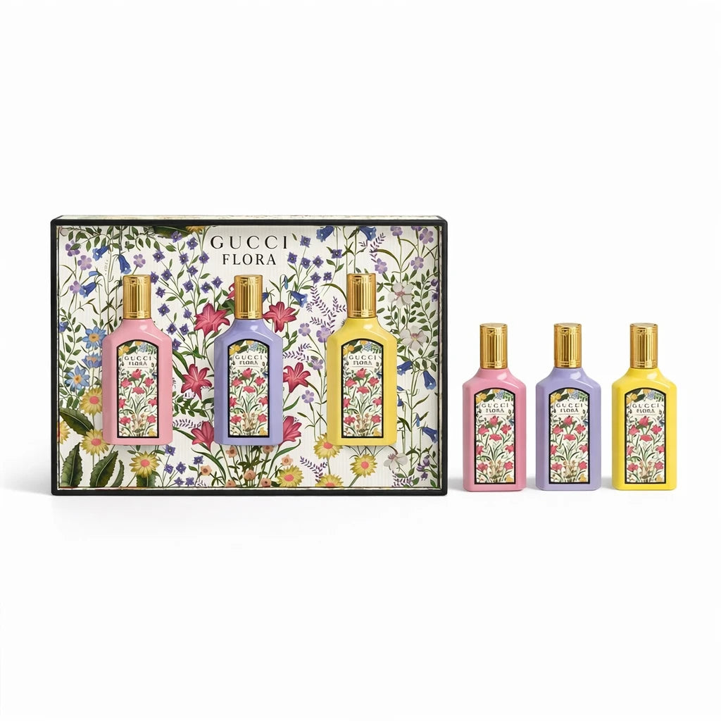 GUCCI FLORA 香水セット 50ml 5ml Gucci Flora Gorgeous EDP For Women Mini Gift Set | My Perfume Shop