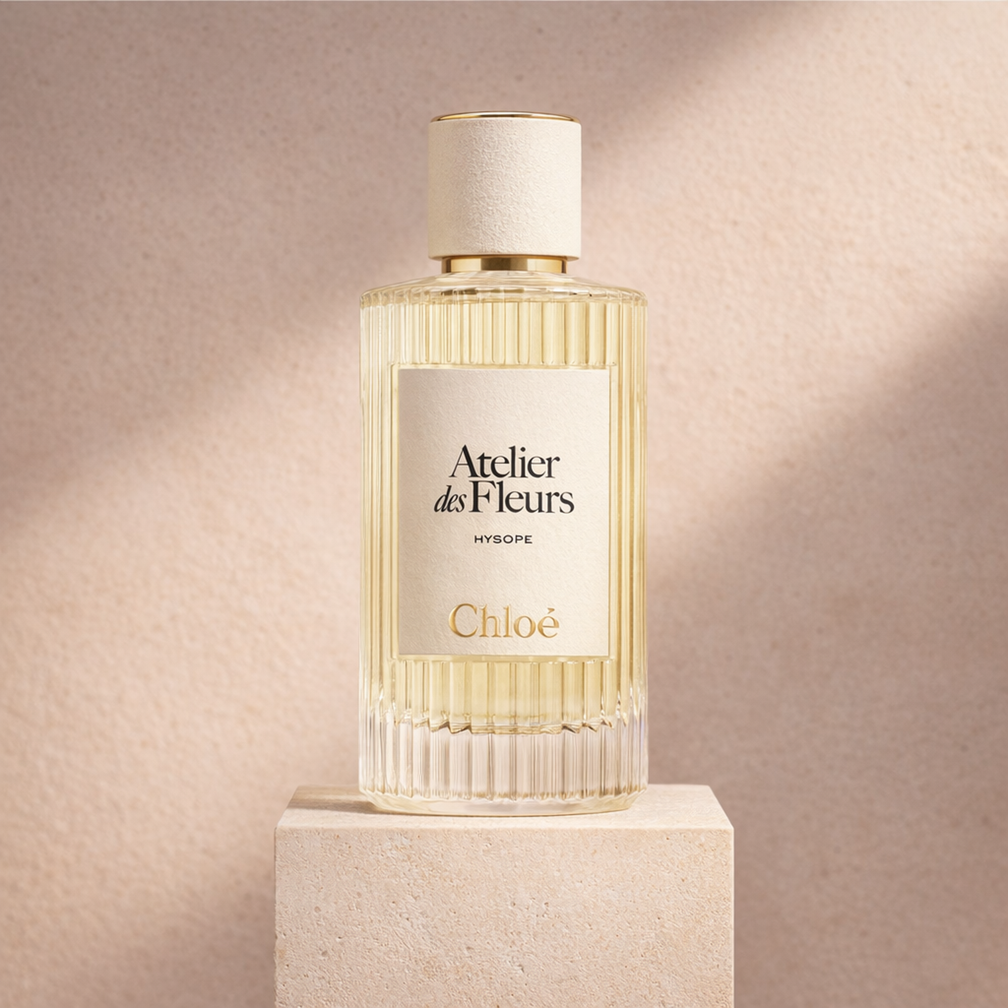 Chloe Atelier Des Fleurs Hysope EDP upright pedestal gallery showcase