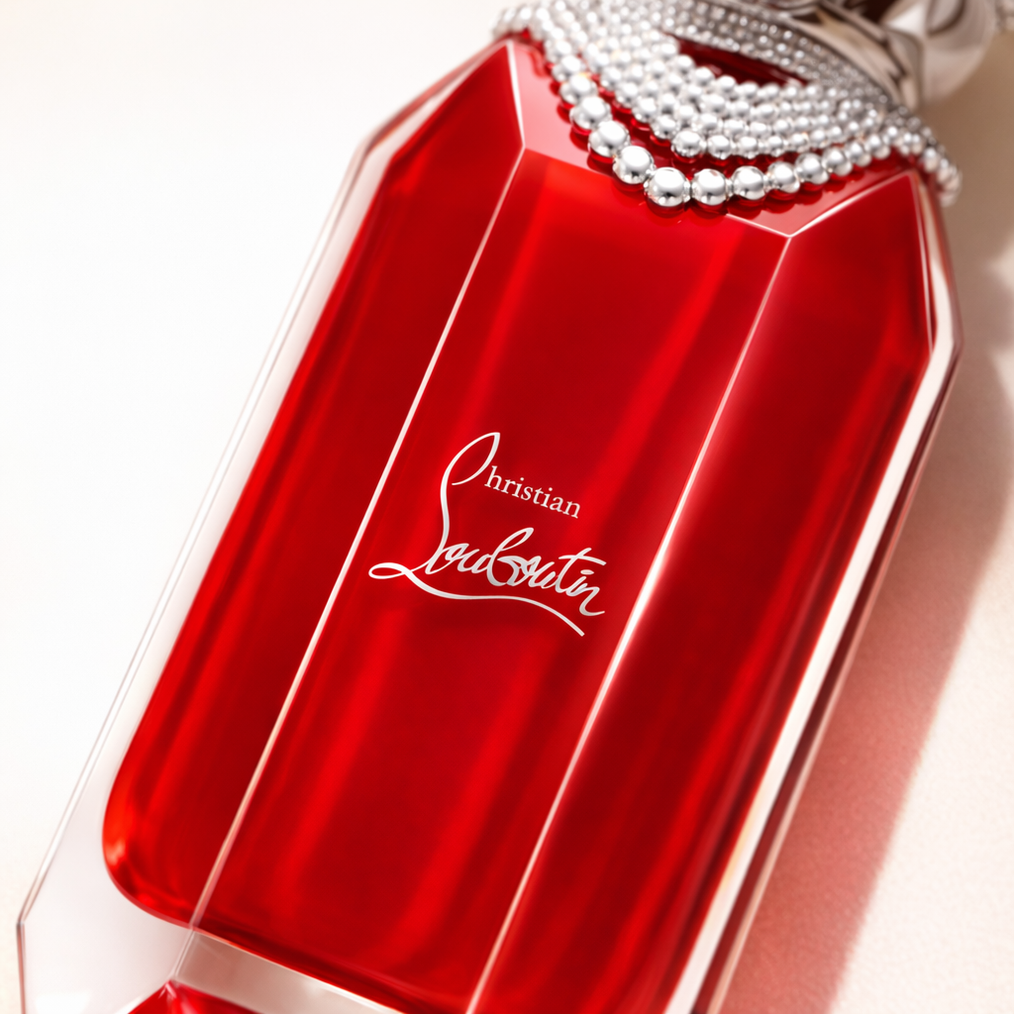 Christian Louboutin Loubidoo Rose Encens Limited Edition EDP macro label detail gallery showcase