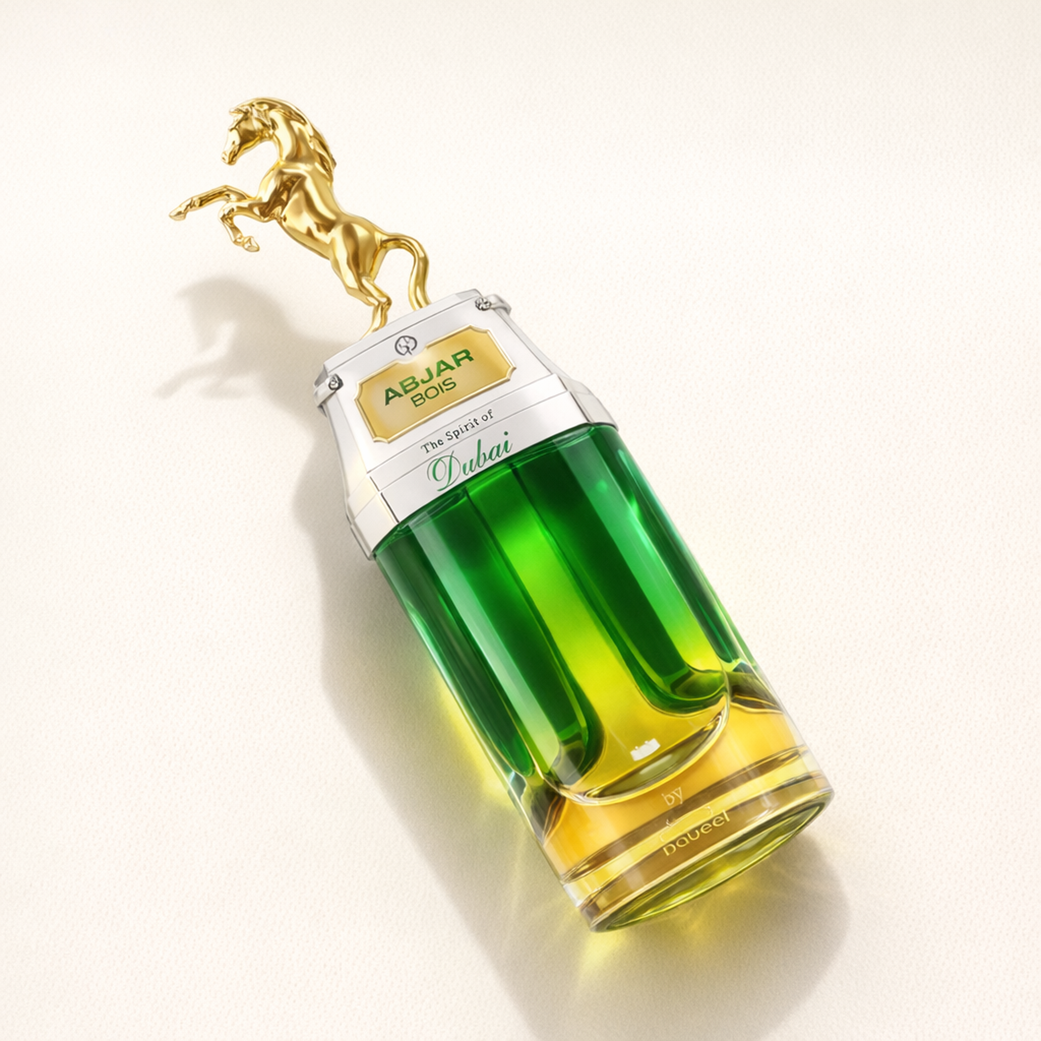 The Spirit of Dubai Abjar Bois EDP angled still-life gallery showcase