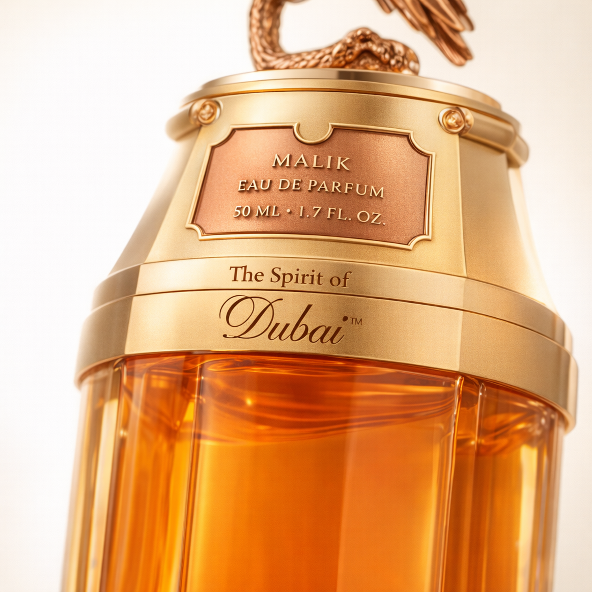 The Spirit of Dubai Baz EDP macro label detail gallery showcase