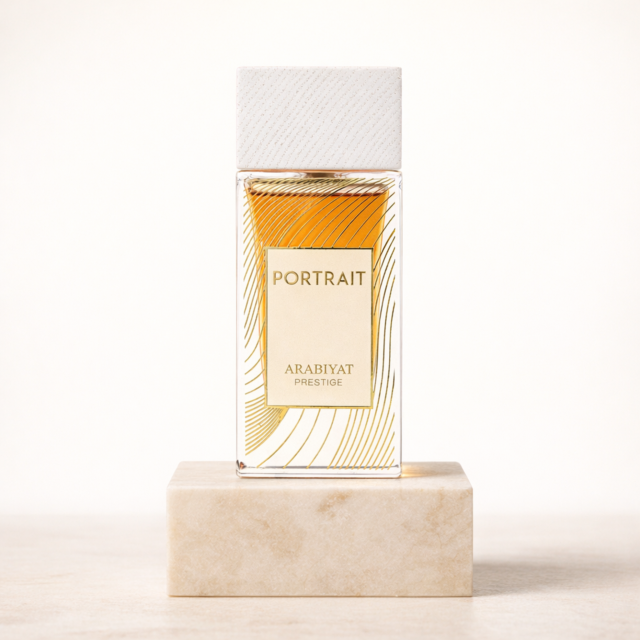 Arabiyat Prestige Portrait EDP upright pedestal gallery showcase