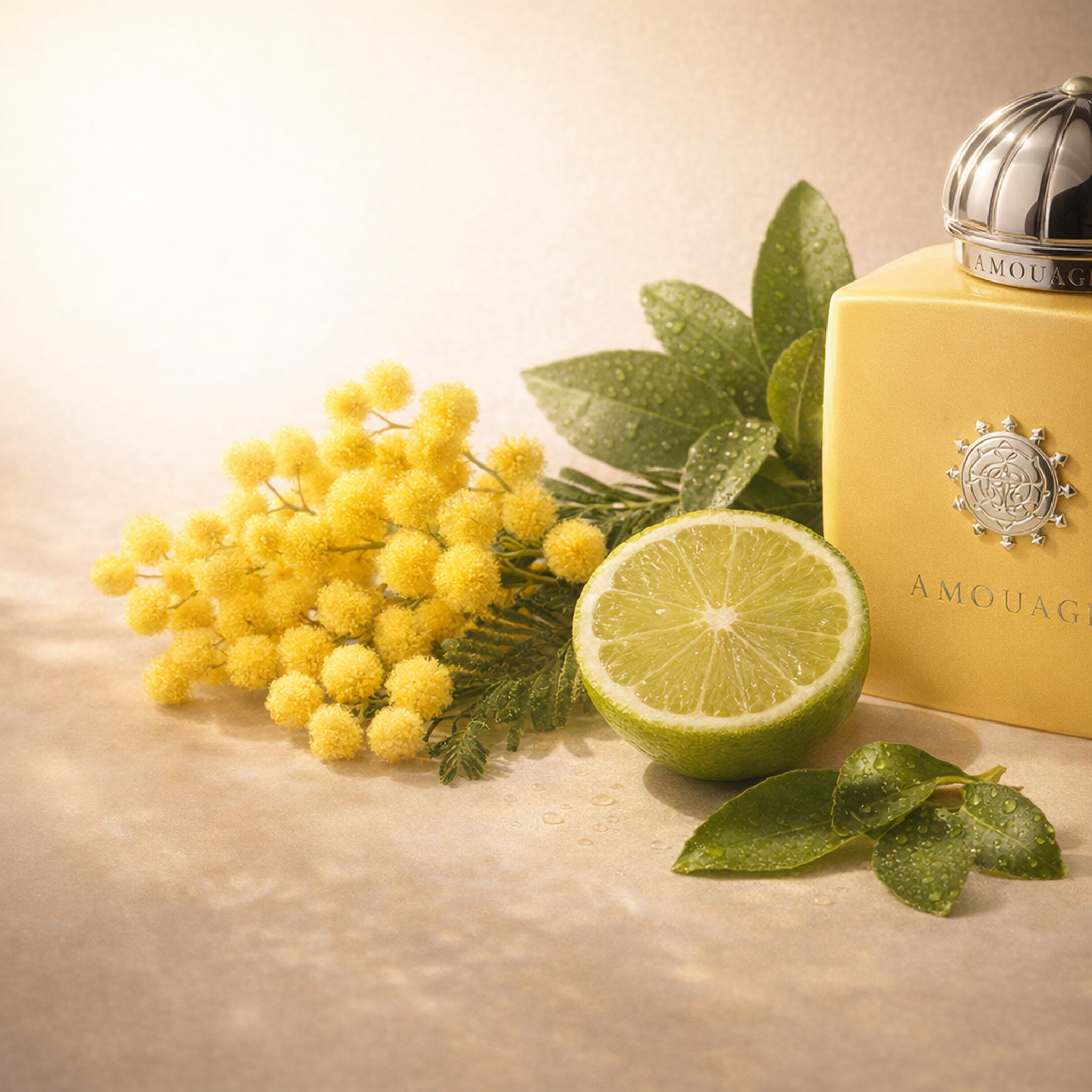 Amouage Love Mimosa EDP Gift Set for Her fragrance notes image