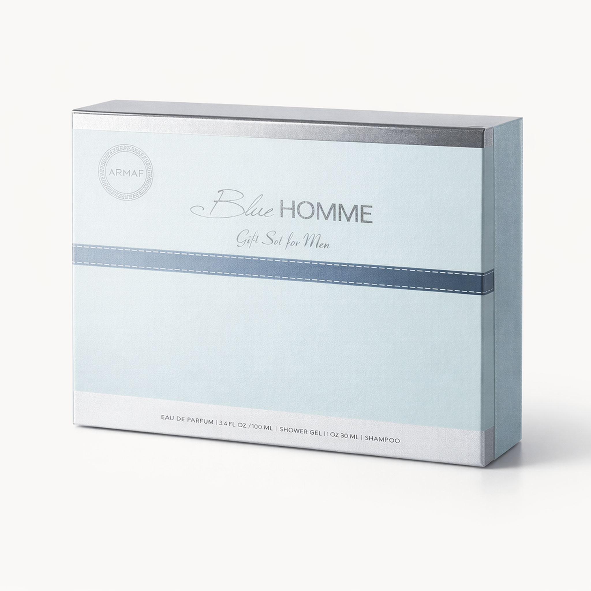 Armaf Blue Homme EDP Gift Set for Him gift set packaging gift set gallery image