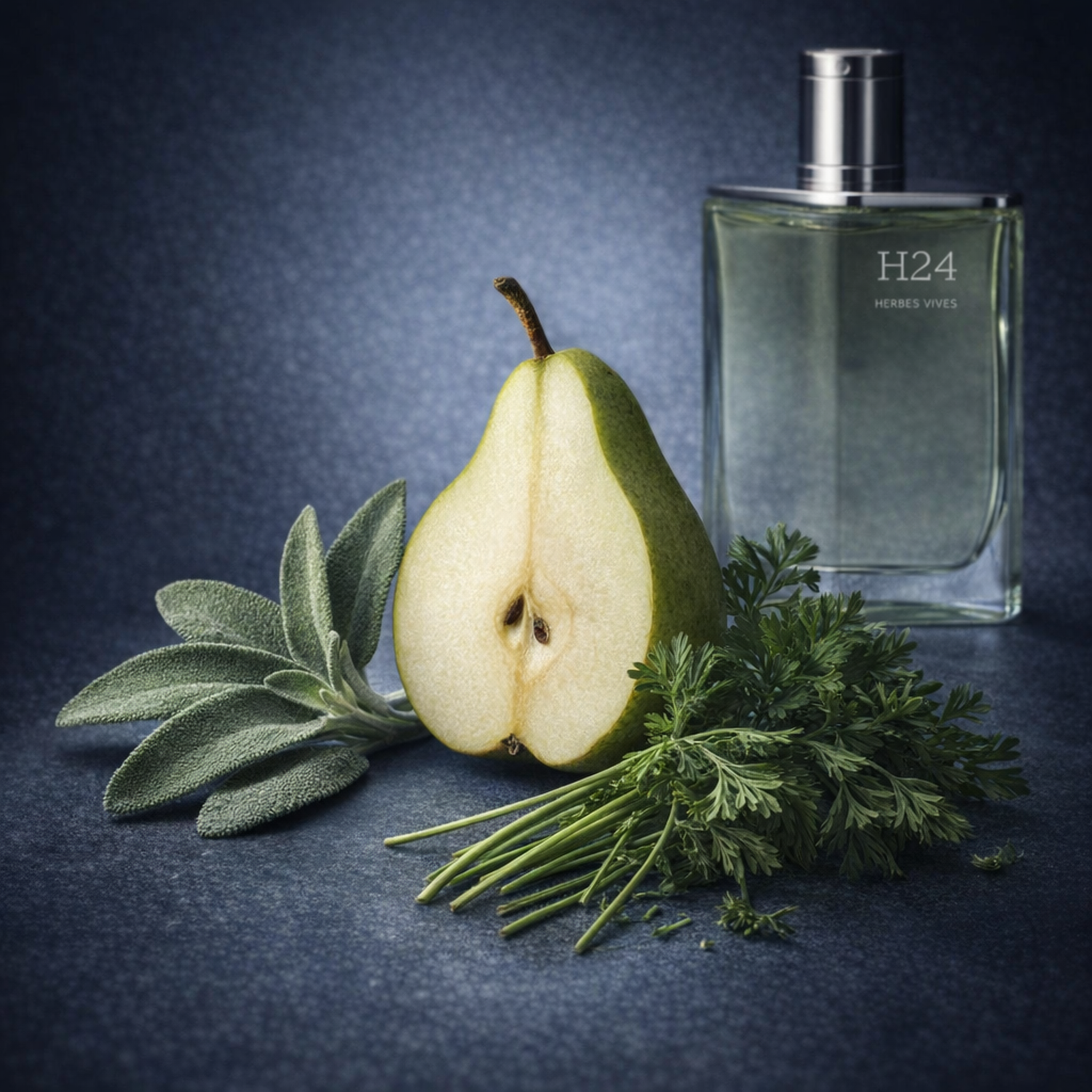 Hermès H24 Herbes Vives EDP Gift Set for Him fragrance notes image