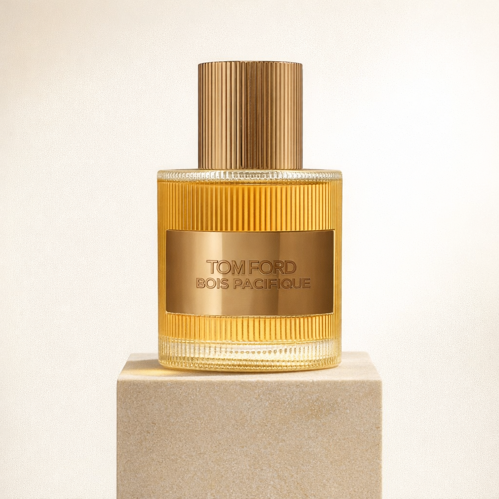 Tom Ford Bois Pacifique EDP for Men upright pedestal gallery showcase