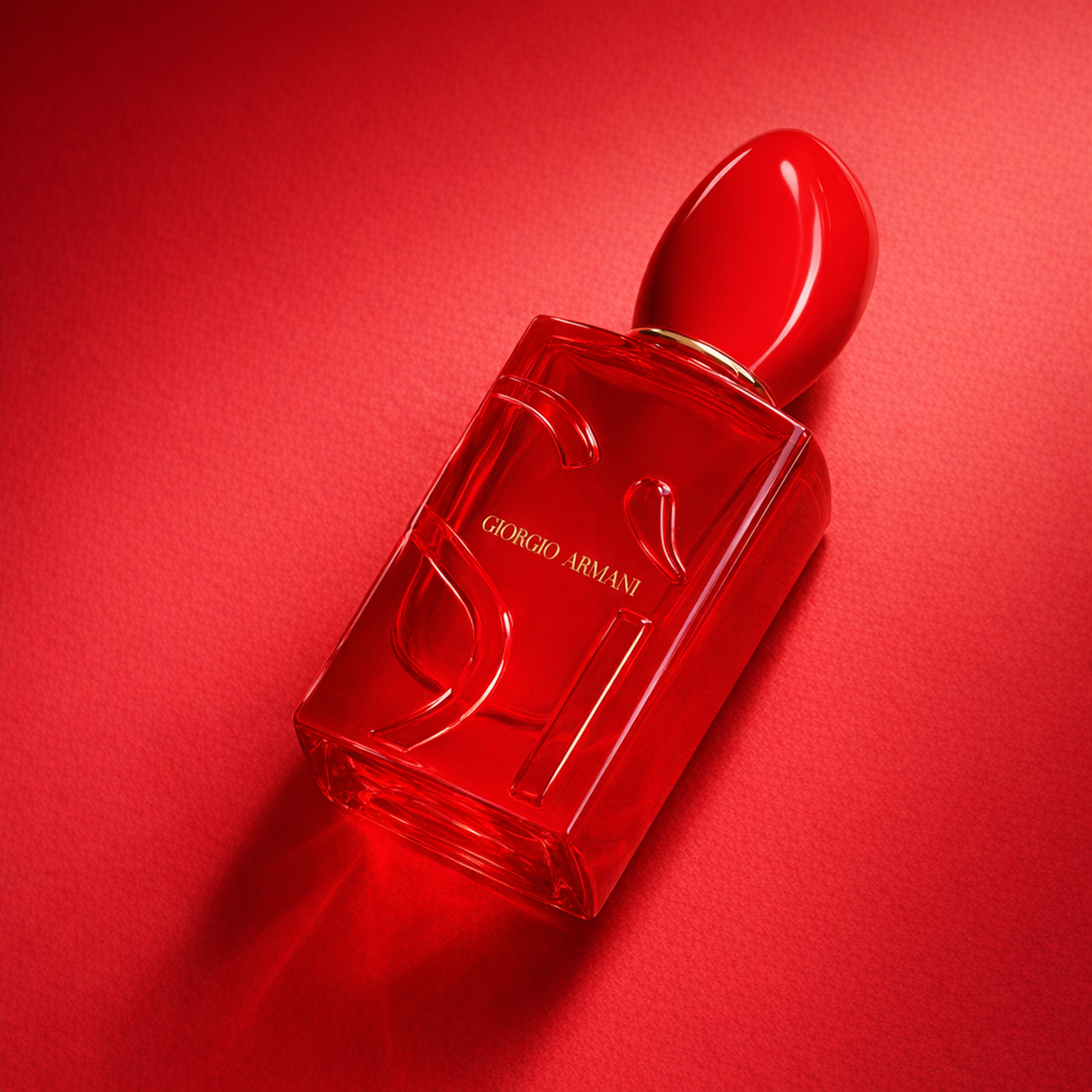Giorgio Armani Si Passione Red Musk EDP For Women angled still-life gallery showcase
