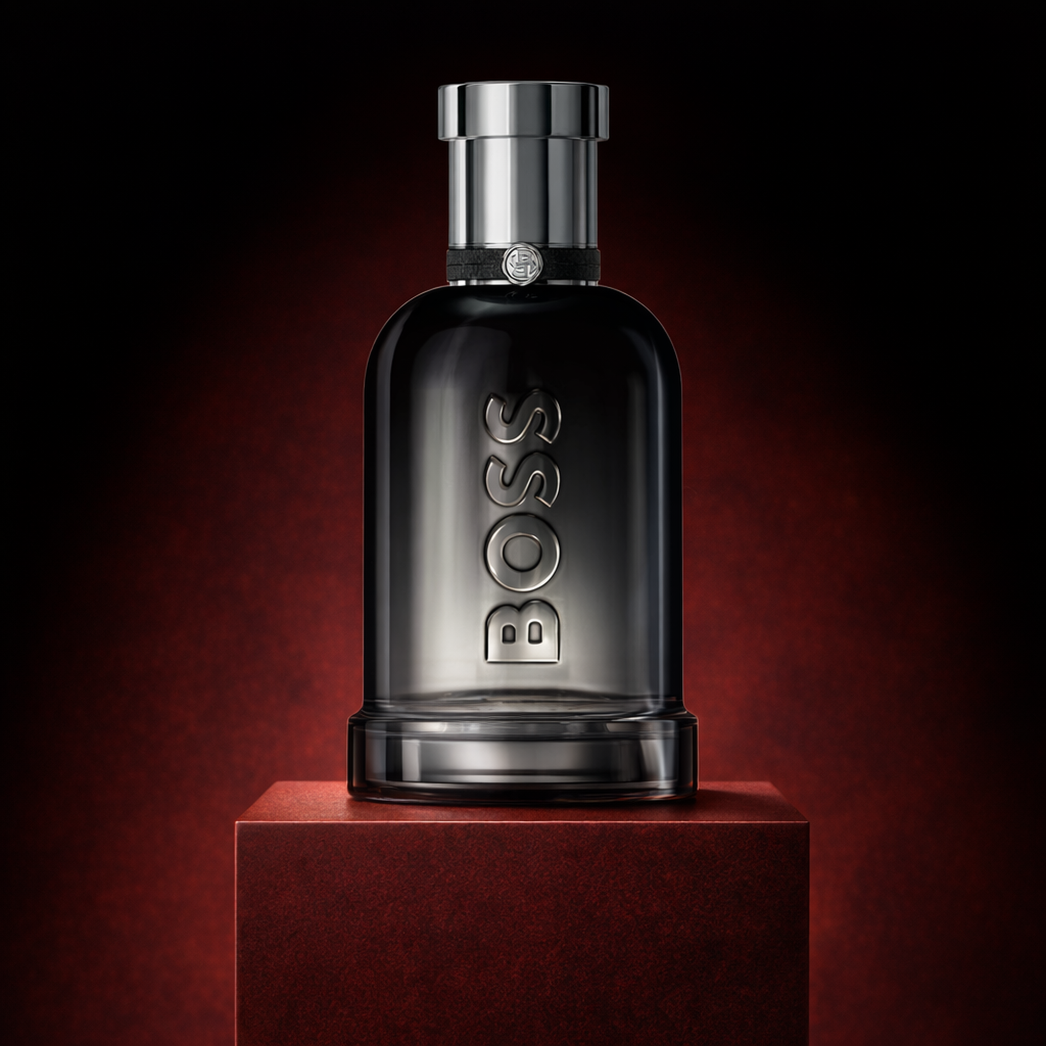 Hugo Boss Bottled Beyond EDP For Men upright pedestal gallery showcase