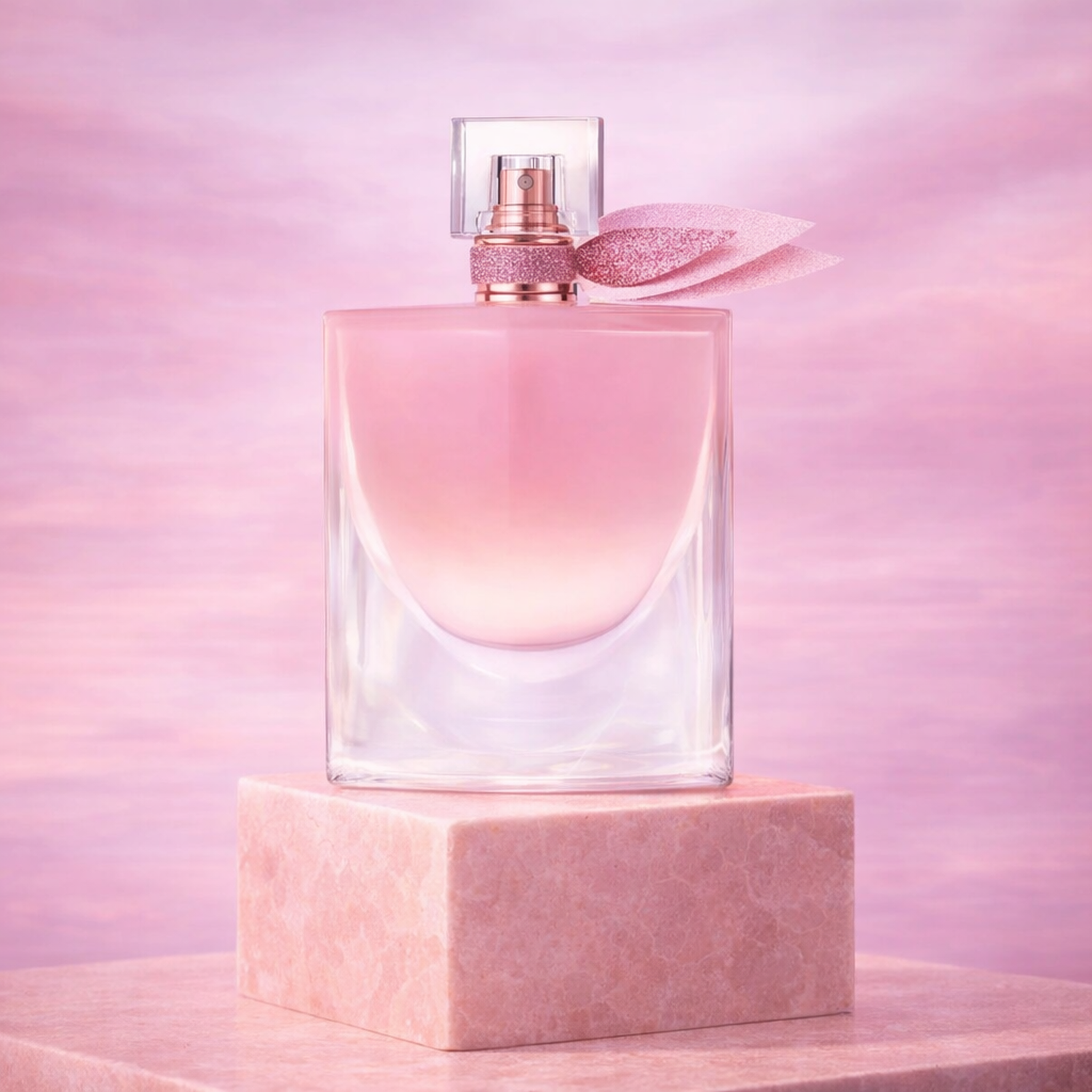 Lancome La Vie Est Belle Vanille Nude EDP upright pedestal gallery showcase